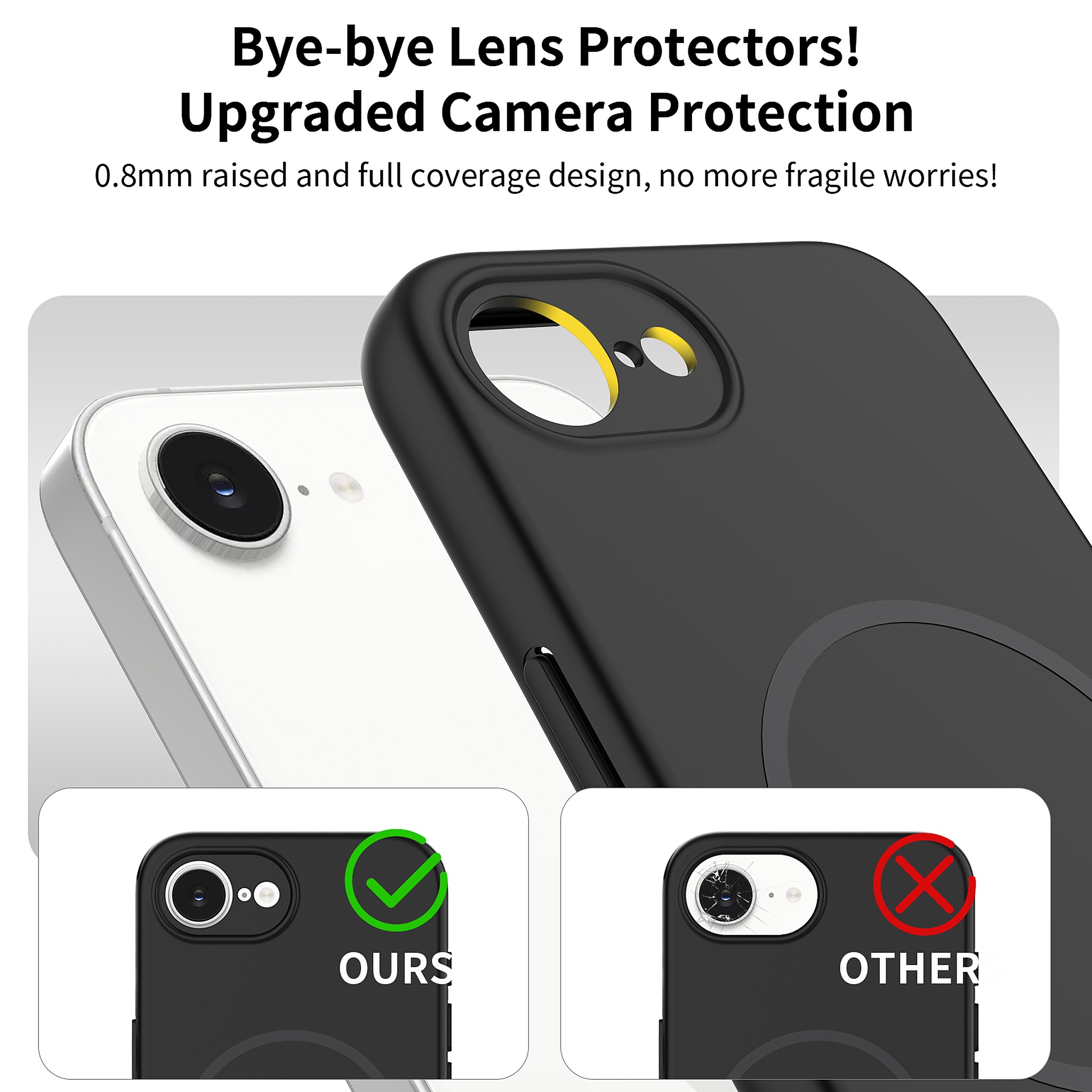 SendaFit Skin-Feel Two-in-One MagSafe Case for iPhone 16e detail 1