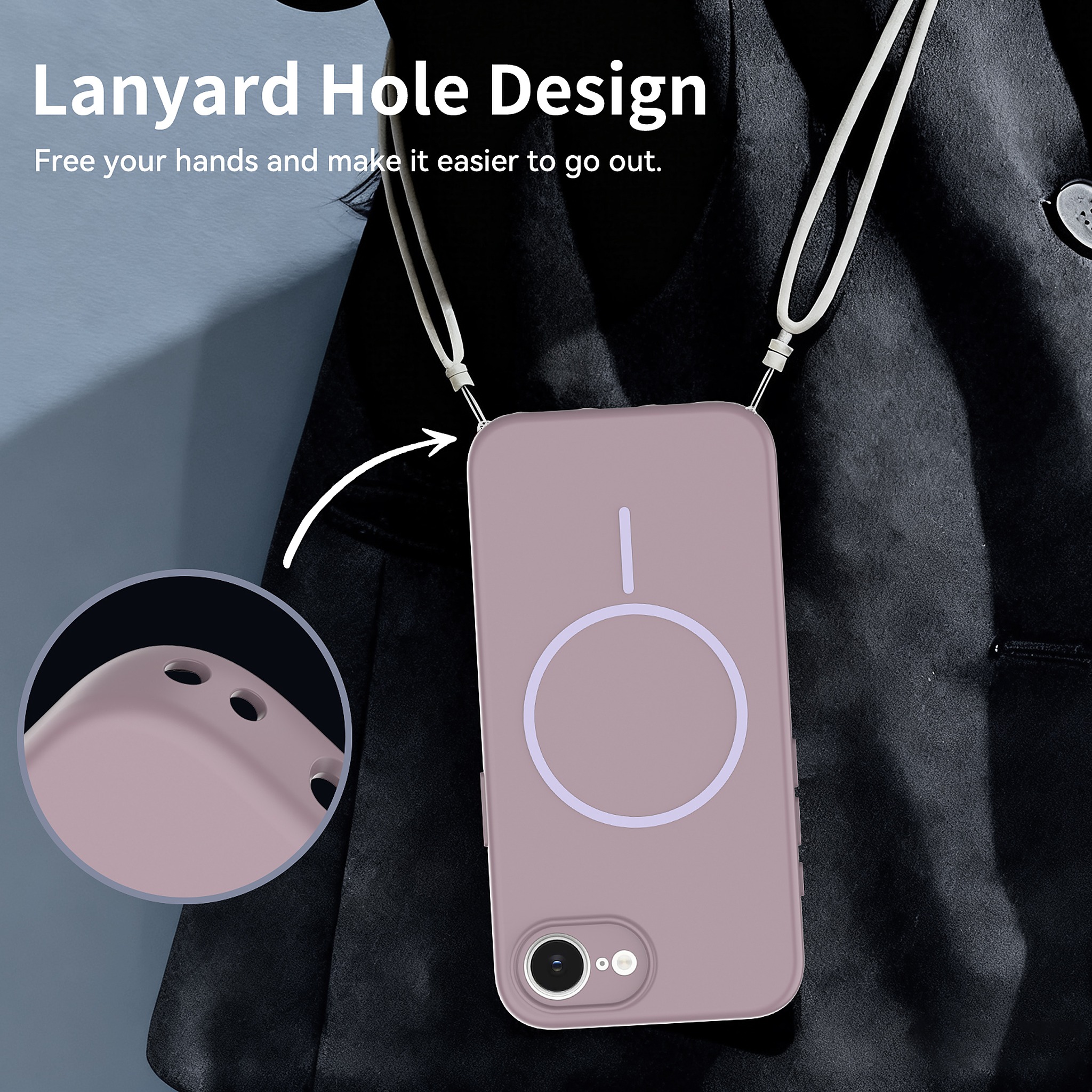 SendaFit Skin-Feel Two-in-One MagSafe Case for iPhone 16e detail 15