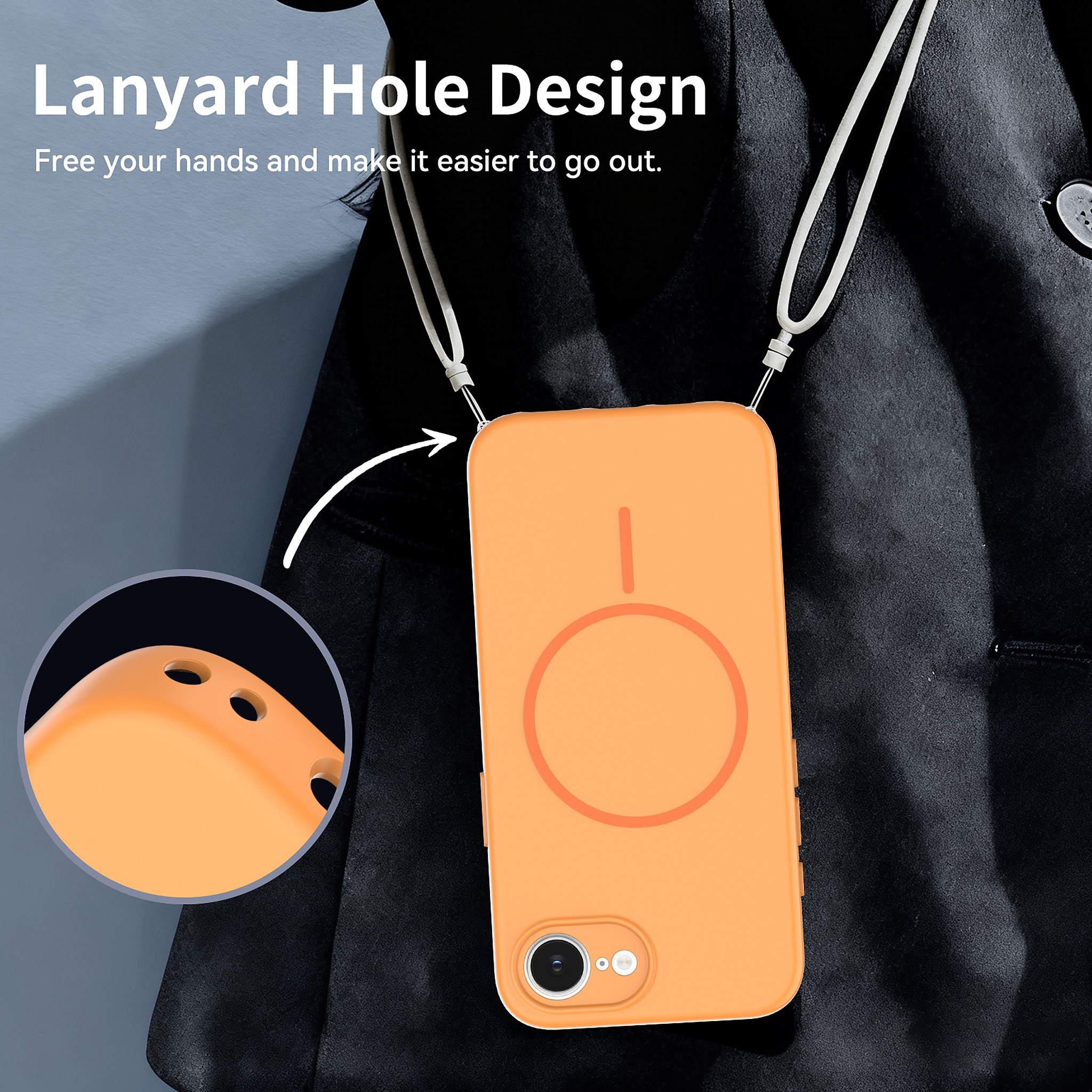 SendaFit Skin-Feel Two-in-One MagSafe Case for iPhone 16e detail 19