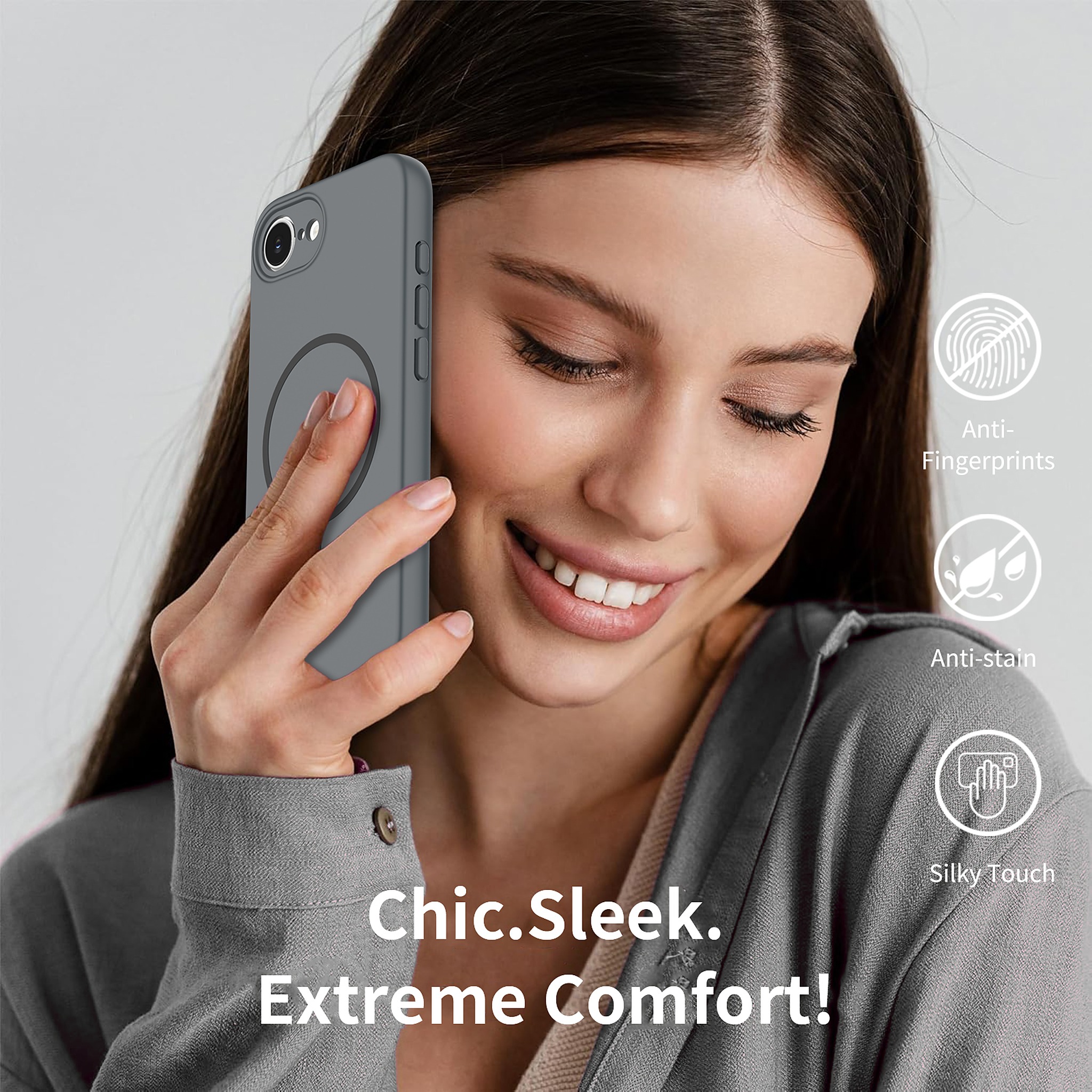 SendaFit Skin-Feel Two-in-One MagSafe Case for iPhone 16e detail 23