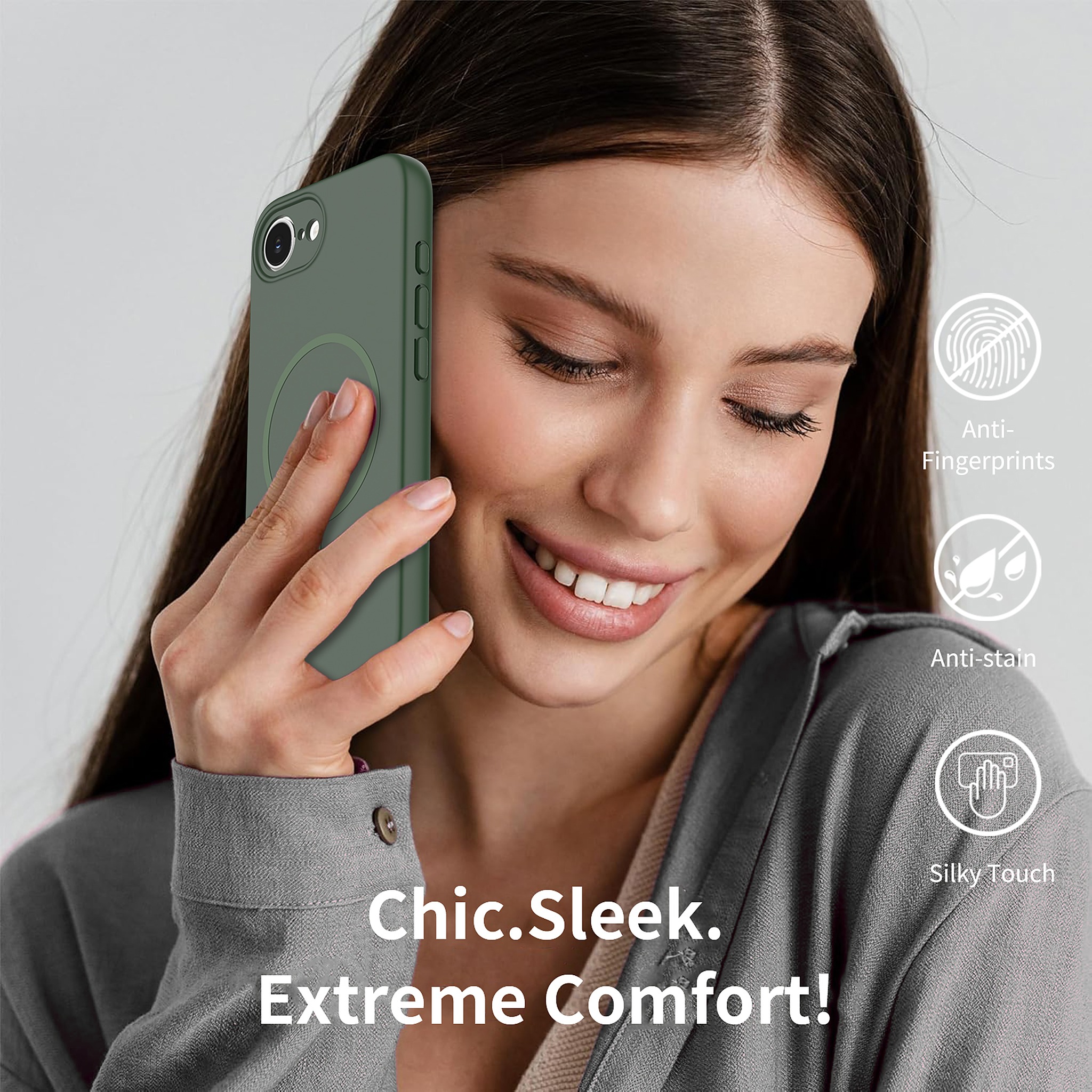 SendaFit Skin-Feel Two-in-One MagSafe Case for iPhone 16e detail 24