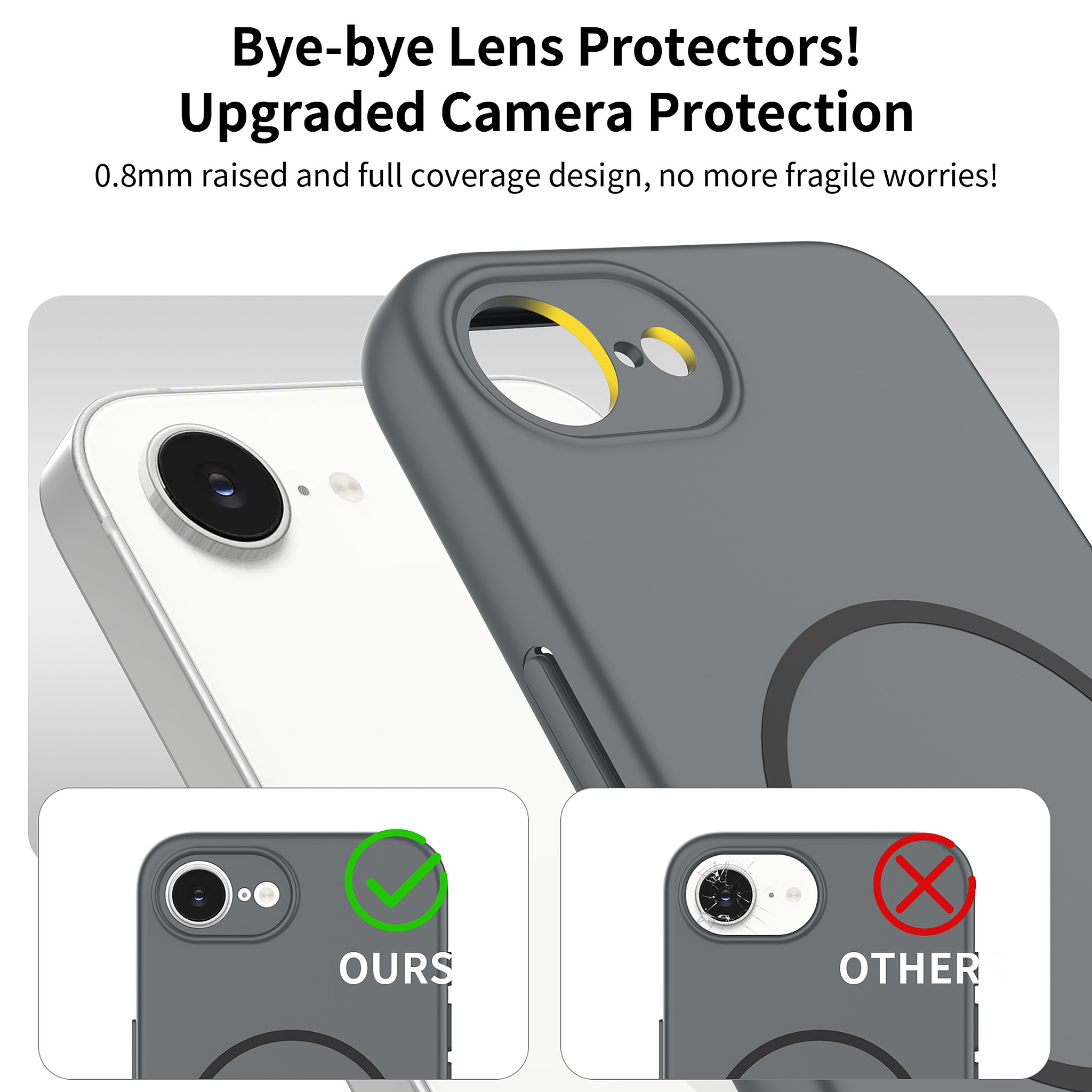 SendaFit Skin-Feel Two-in-One MagSafe Case for iPhone 16e detail 3