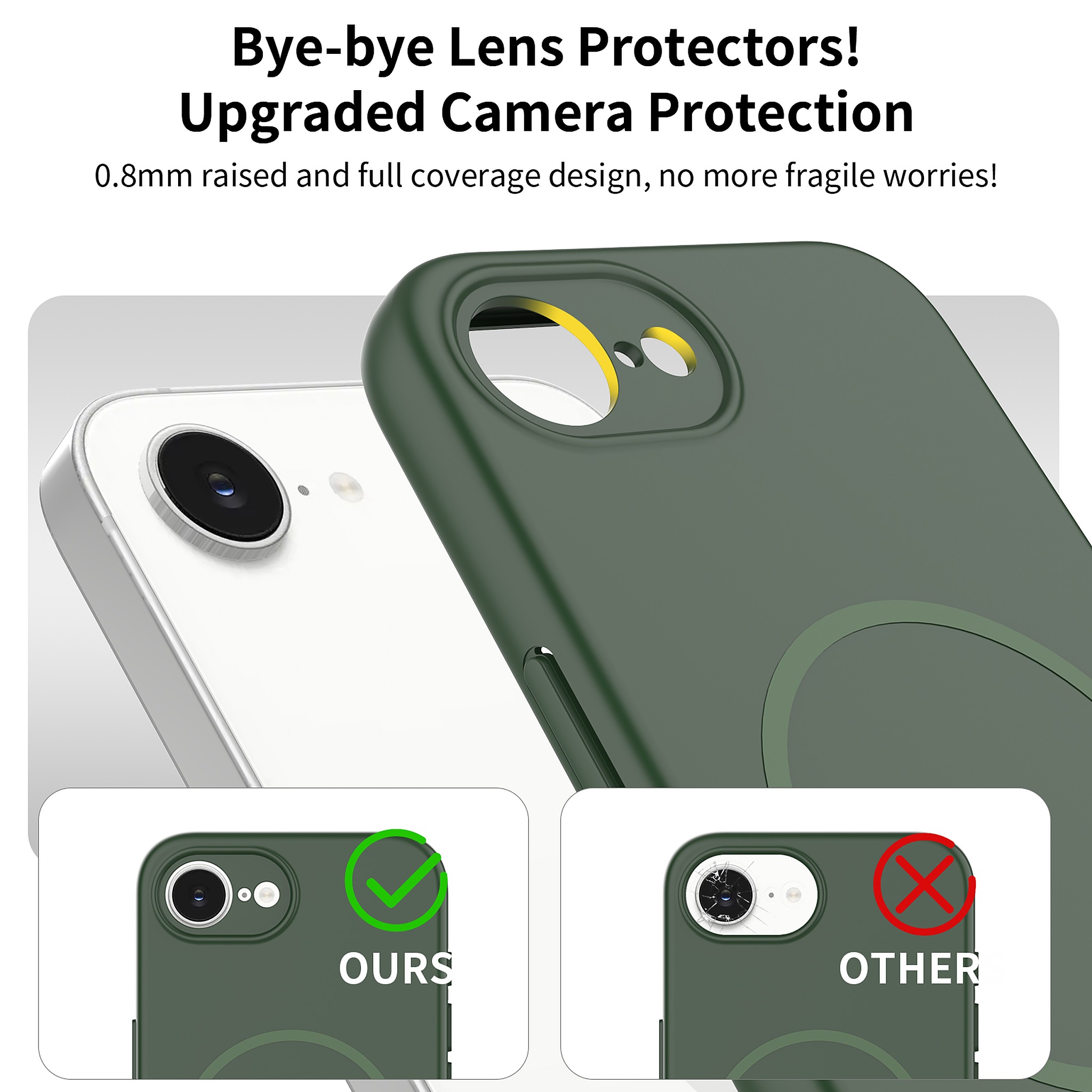 SendaFit Skin-Feel Two-in-One MagSafe Case for iPhone 16e detail 4