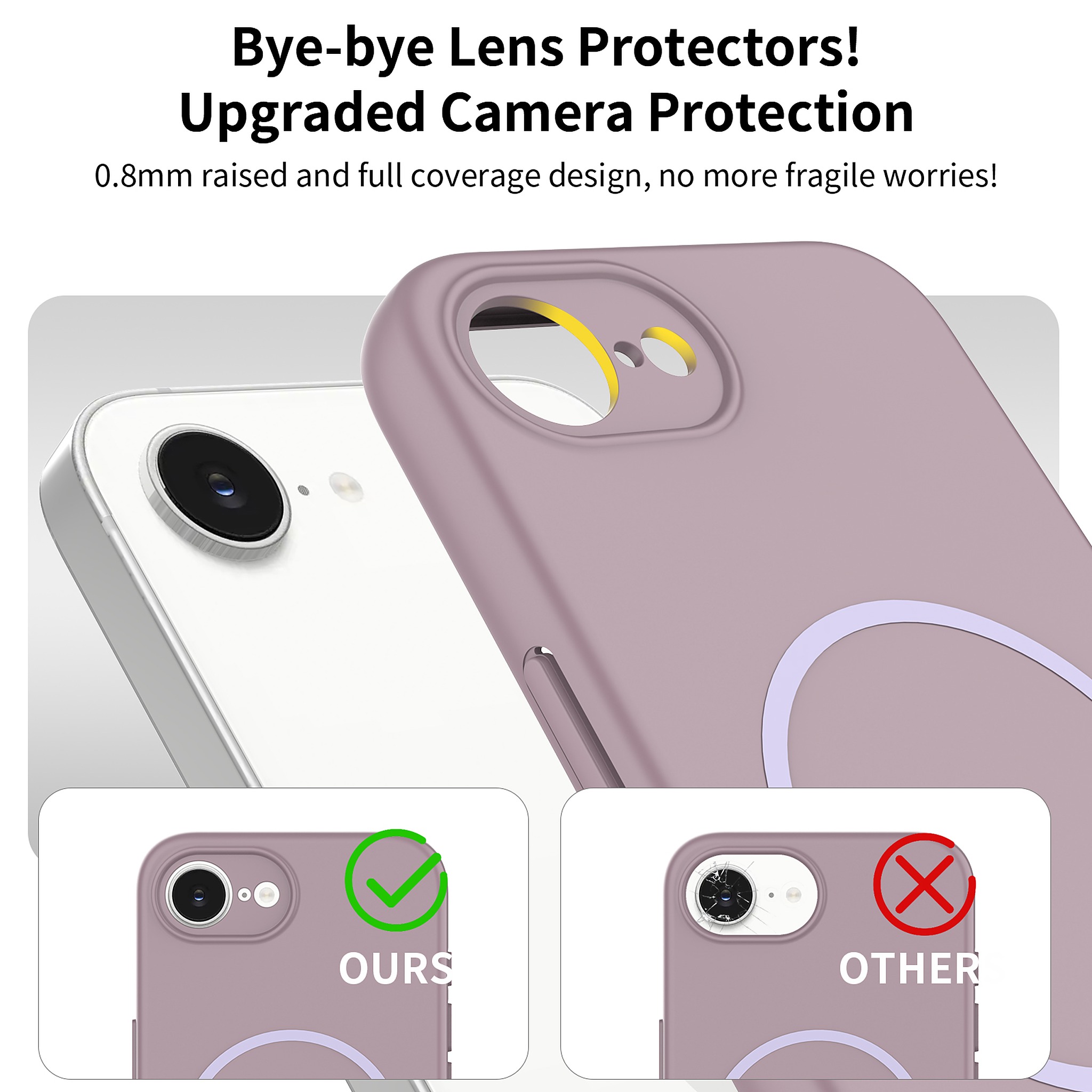 SendaFit Skin-Feel Two-in-One MagSafe Case for iPhone 16e detail 5