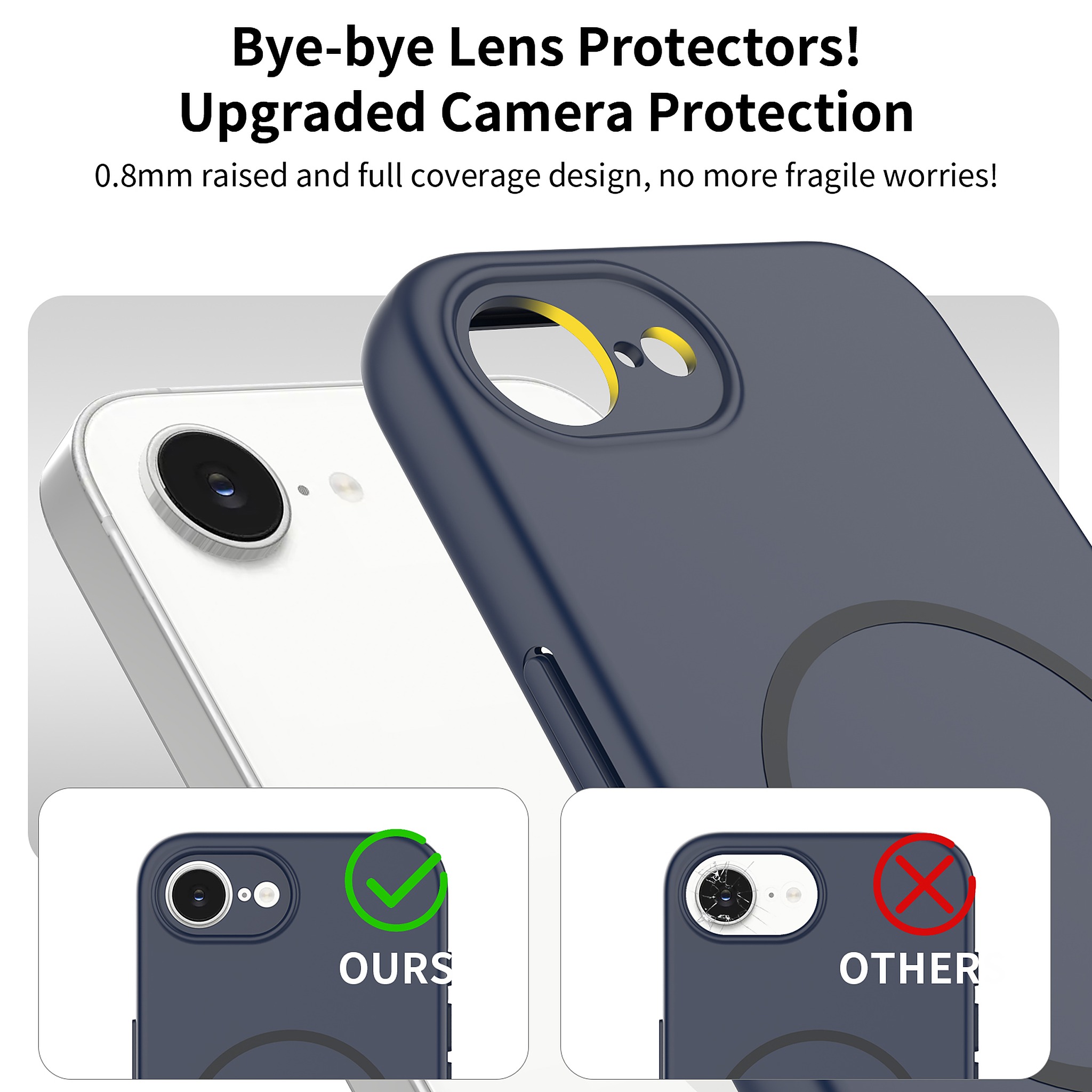 SendaFit Skin-Feel Two-in-One MagSafe Case for iPhone 16e detail 6