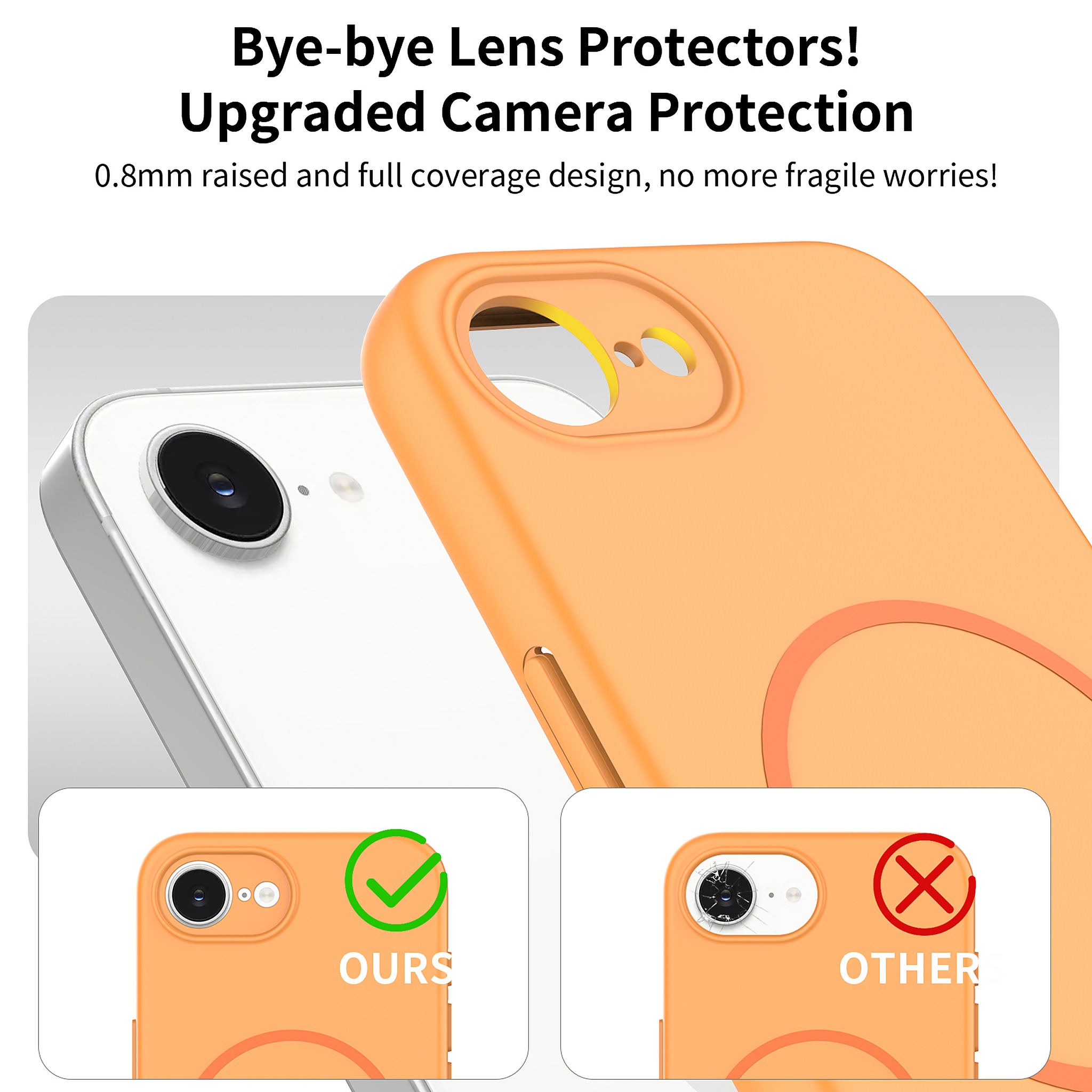 SendaFit Skin-Feel Two-in-One MagSafe Case for iPhone 16e detail 9