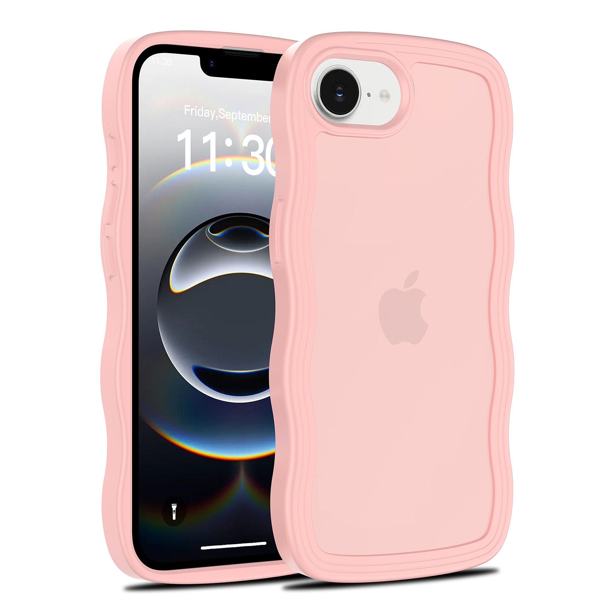 SendaFit Skin-Feel Two-in-One Case for iPhone 16e - Light Pink