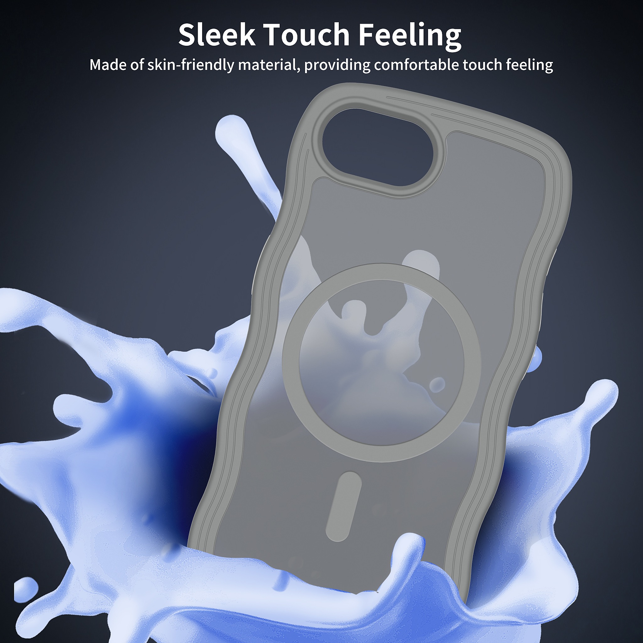 SendaFit Skin-Feel Two-in-One MagSafe Case for iPhone 16e (Orange Accent) detail 10