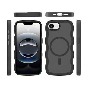 SendaFit Skin-Feel Two-in-One MagSafe Case for iPhone 16e (Orange Accent)