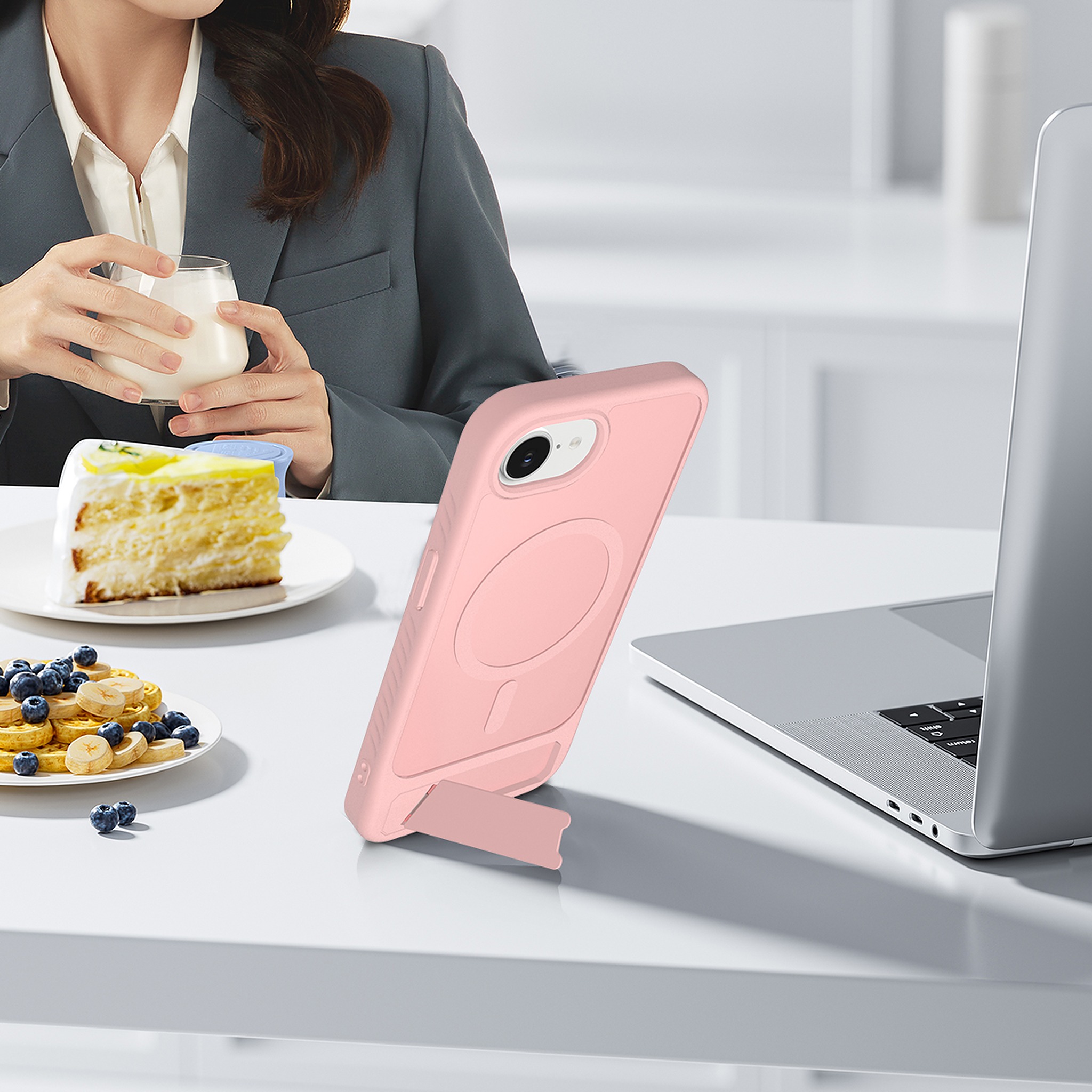 SendaFit Matte 45° Kickstand Case for iPhone 16e detail 26