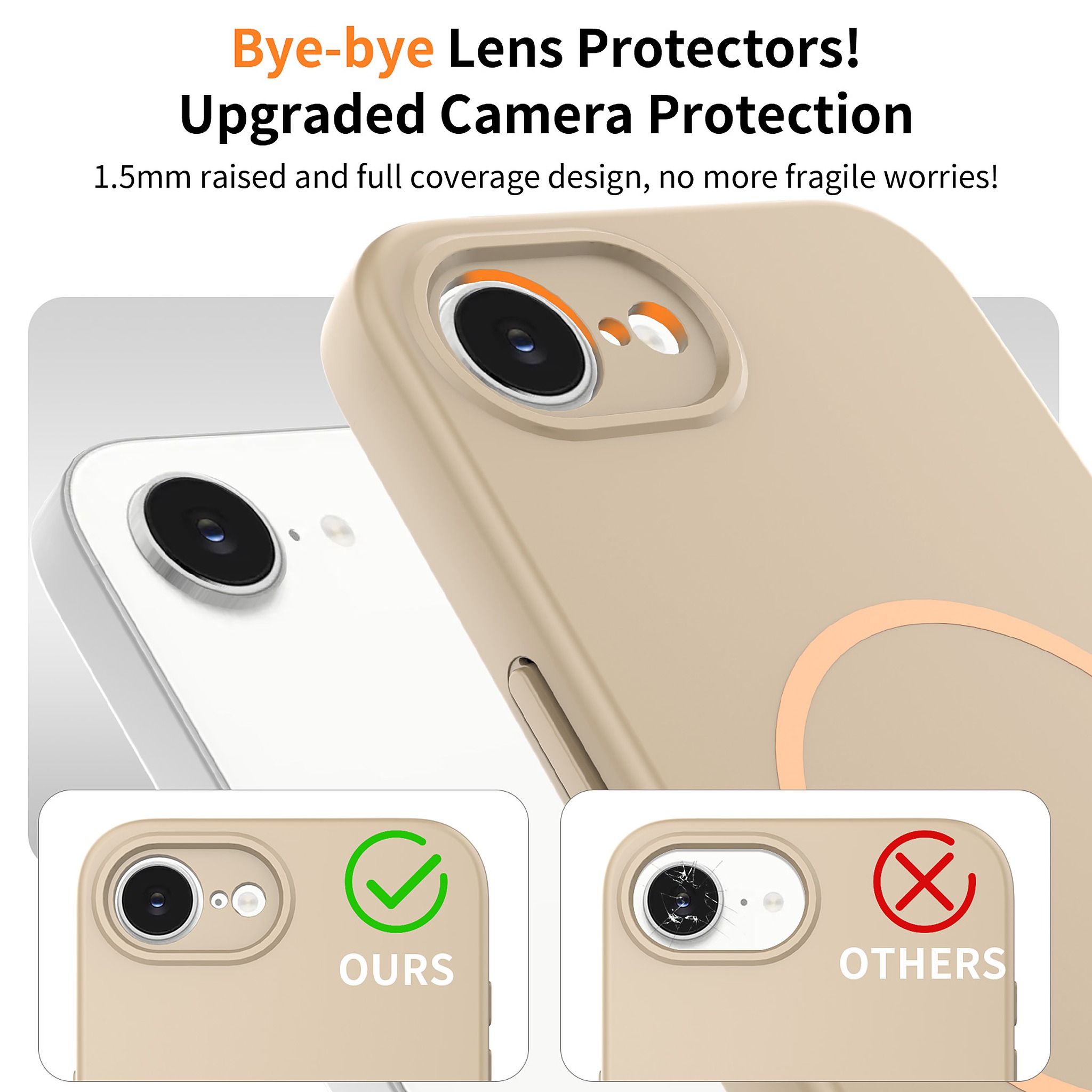 SendaFit Solid-Color Two-in-One Case for iPhone 16e detail 14