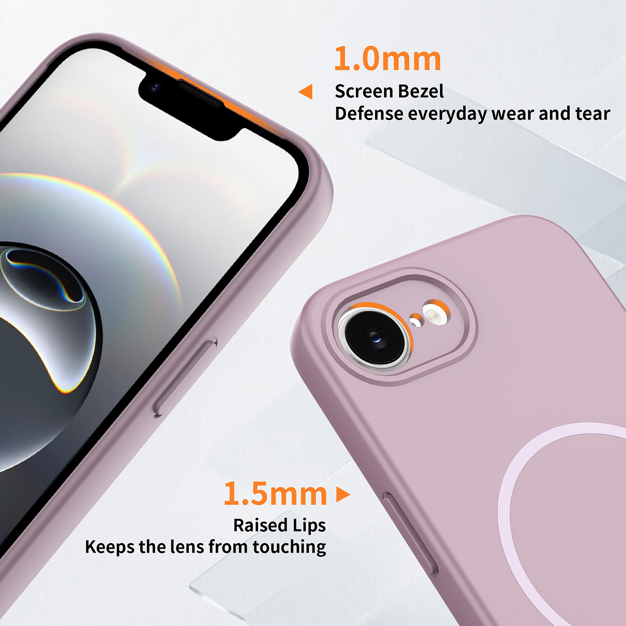 SendaFit Solid-Color Two-in-One Case for iPhone 16e detail 3