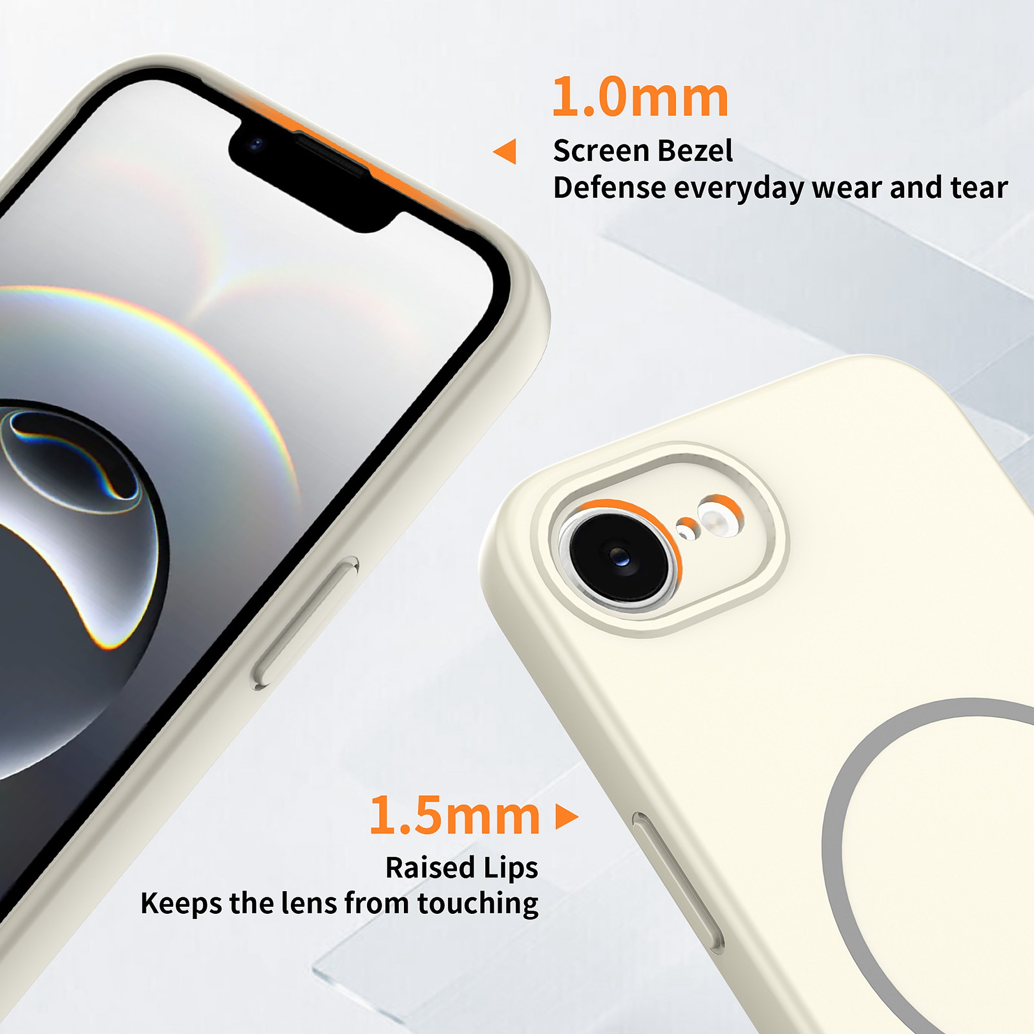 SendaFit Solid-Color Two-in-One Case for iPhone 16e detail 5
