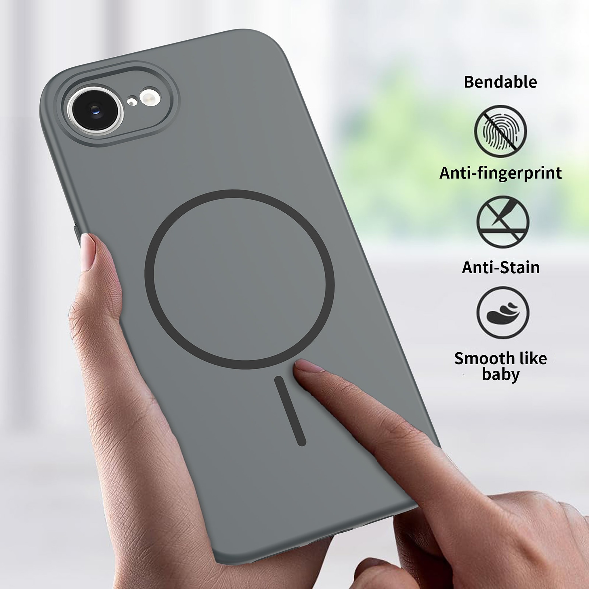 SendaFit Solid-Color Two-in-One Case for iPhone 16e detail 6