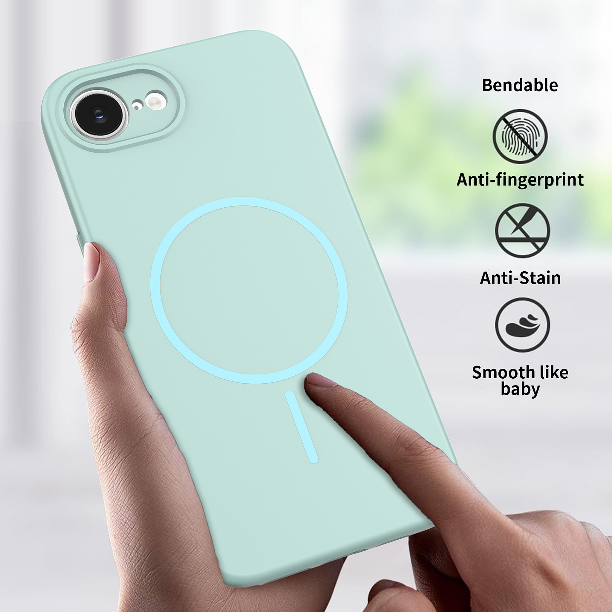 SendaFit Solid-Color Two-in-One Case for iPhone 16e detail 7