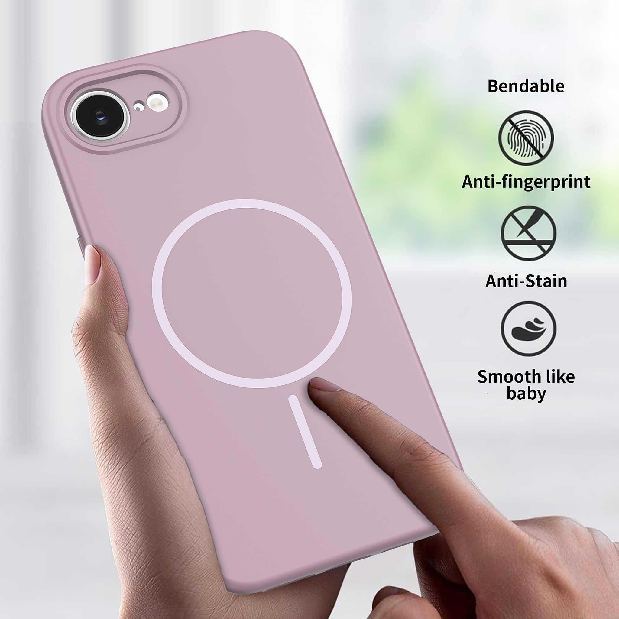 SendaFit Solid-Color Two-in-One Case for iPhone 16e detail 8