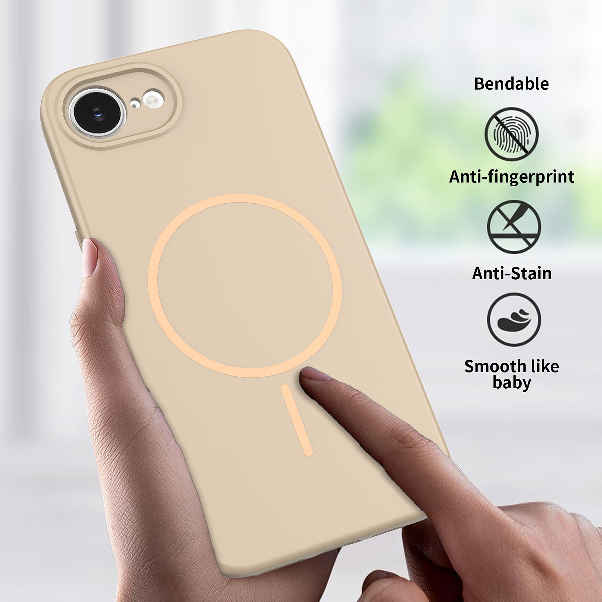 SendaFit Solid-Color Two-in-One Case for iPhone 16e detail 9