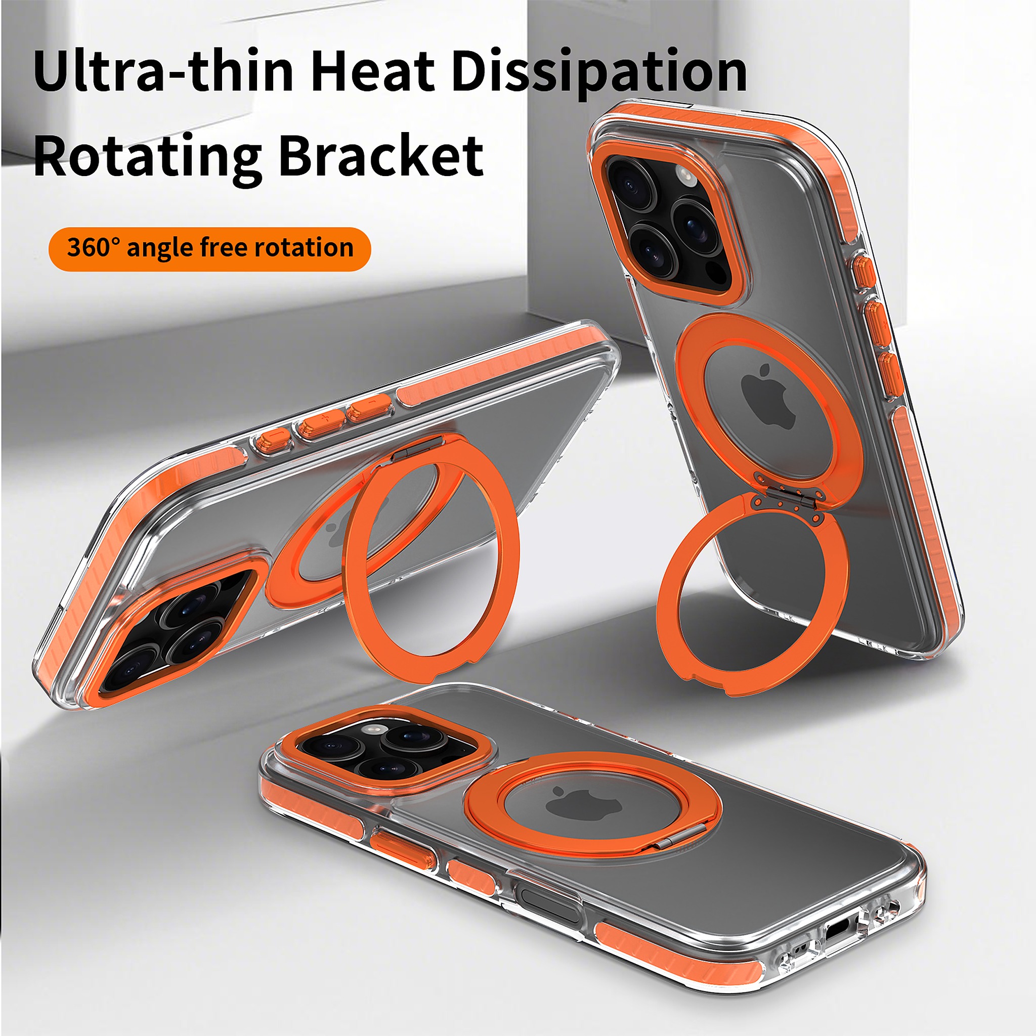 SendaFit Iridescent Two-Tone 360° Stand Case for iPhone 16 Pro detail 26