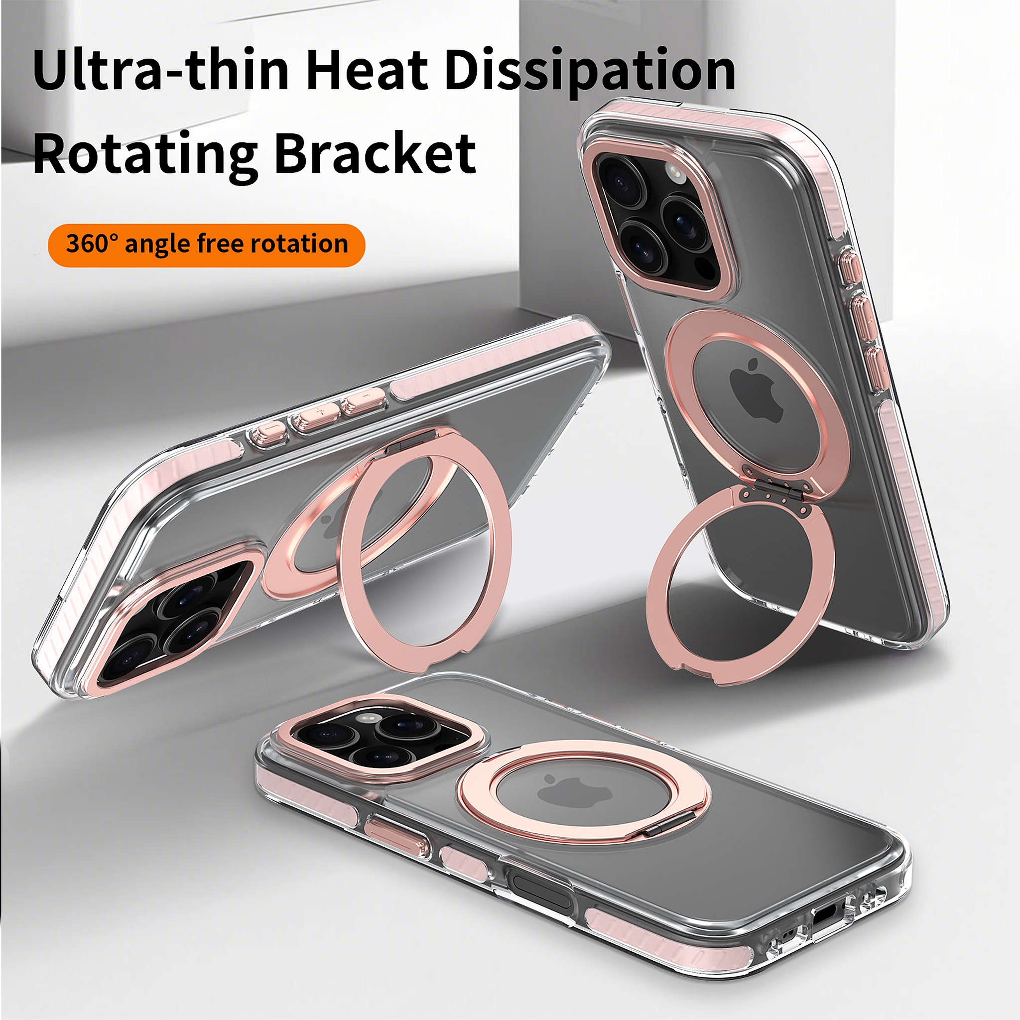 SendaFit Iridescent Two-Tone 360° Stand Case for iPhone 16 Pro detail 27