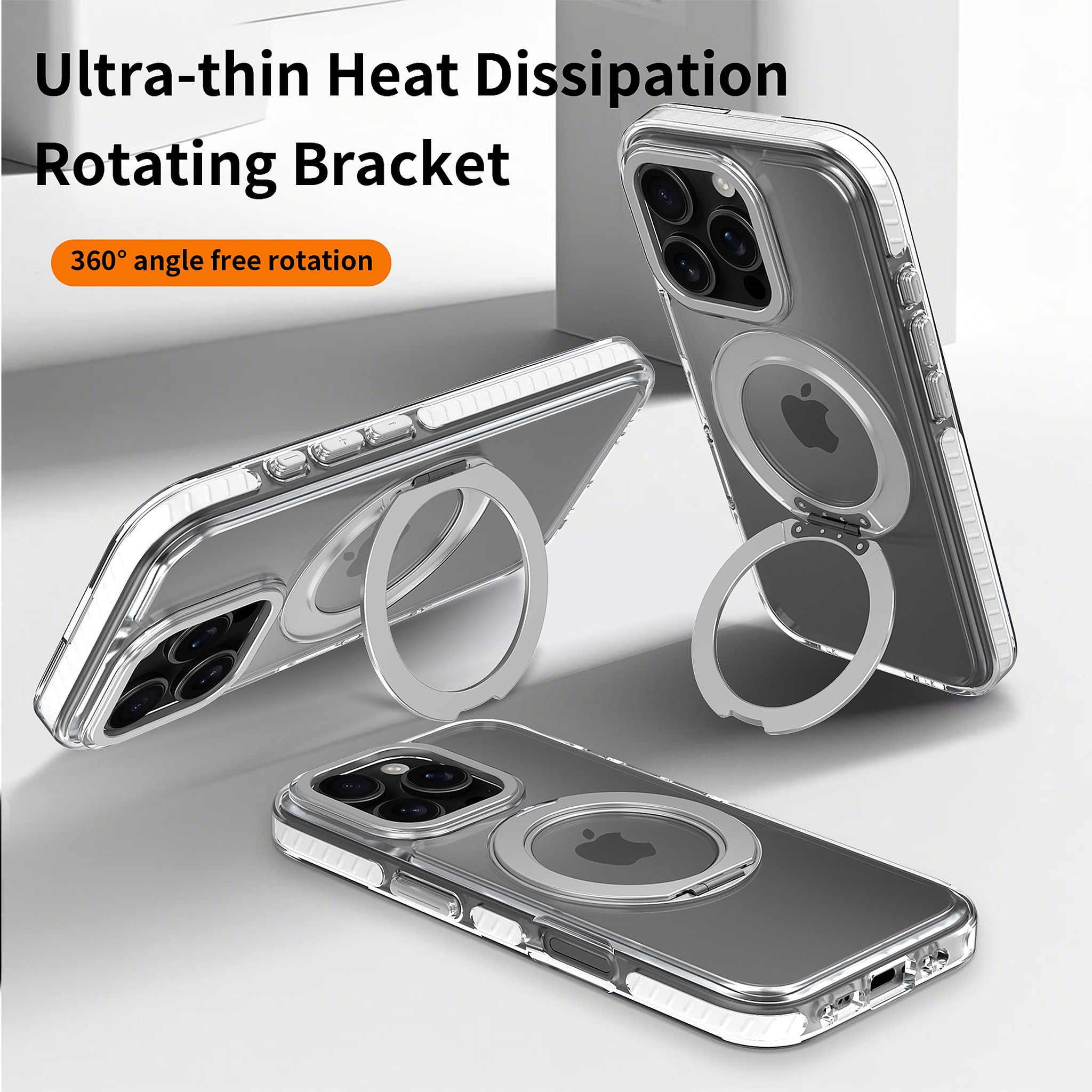 SendaFit Iridescent Two-Tone 360° Stand Case for iPhone 16 Pro detail 28