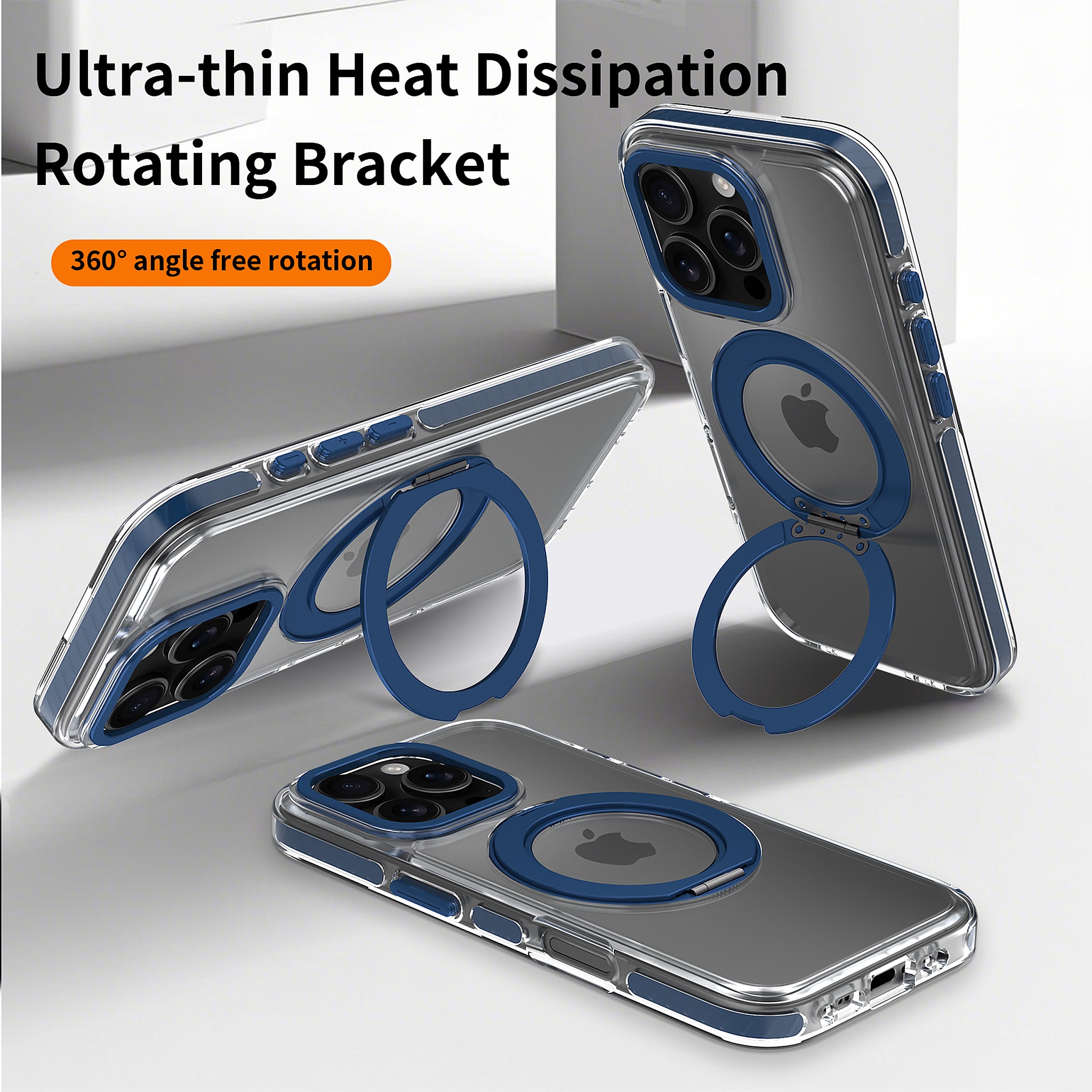 SendaFit Iridescent Two-Tone 360° Stand Case for iPhone 16 Pro detail 29
