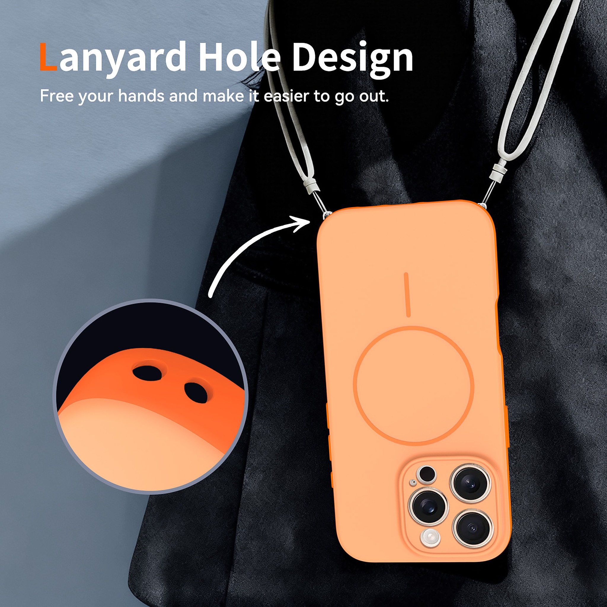 SendaFit Skin-Feel Two-in-One MagSafe Case for iPhone 16 Pro detail 3