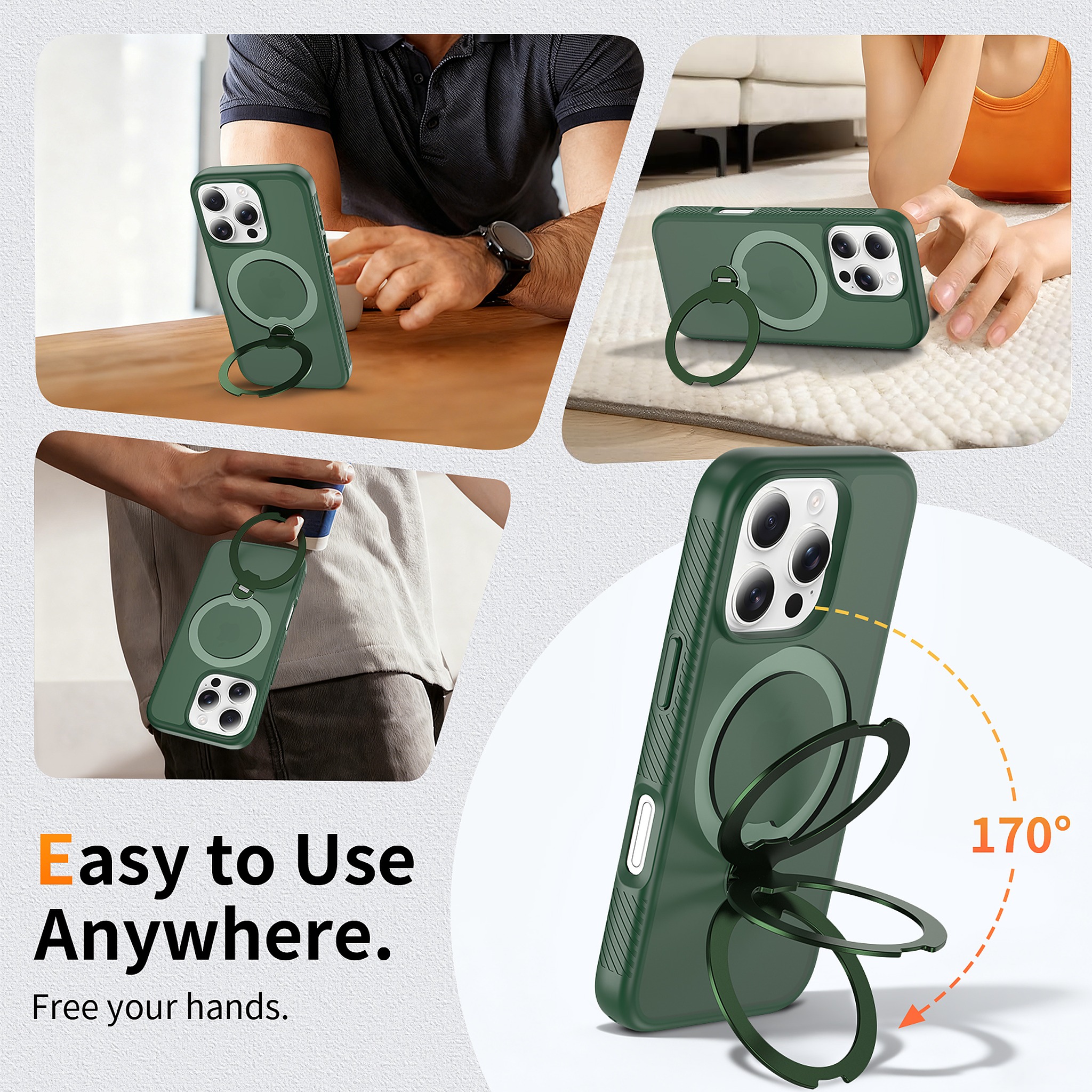 SendaFit 360° Full-Body Two-in-One Case for iPhone 16 Pro detail 11