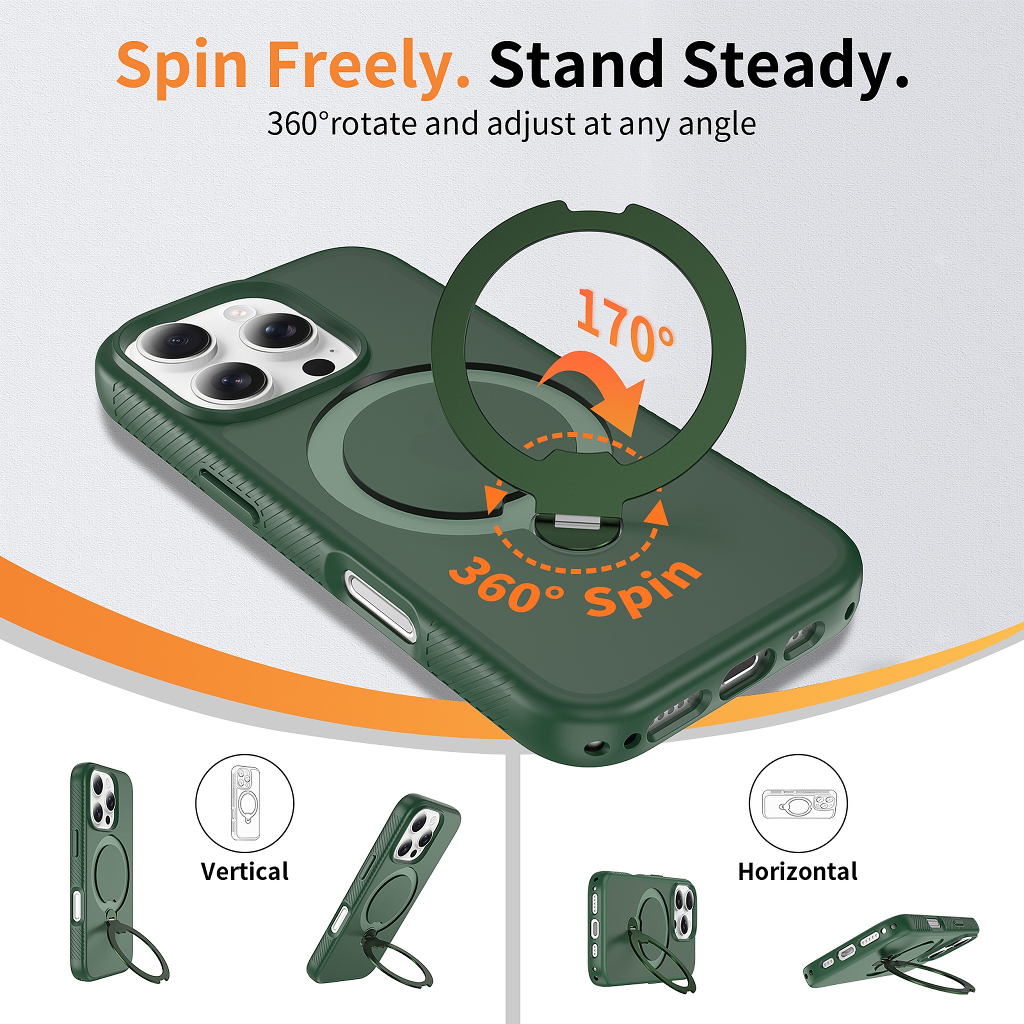 SendaFit 360° Full-Body Two-in-One Case for iPhone 16 Pro detail 12