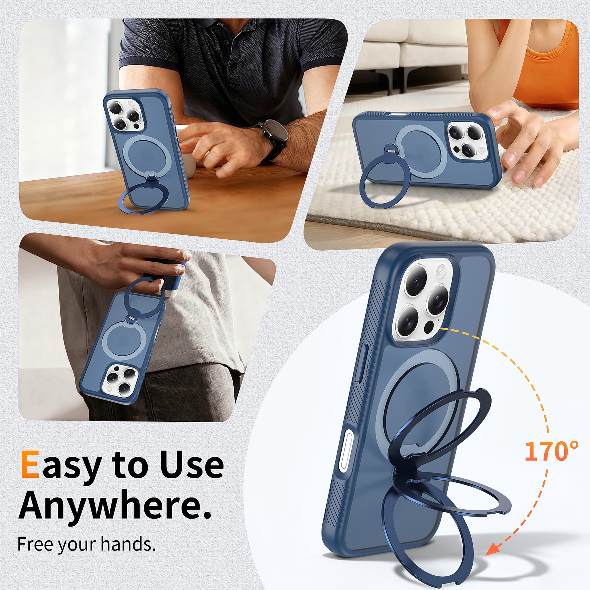 SendaFit 360° Full-Body Two-in-One Case for iPhone 16 Pro detail 7
