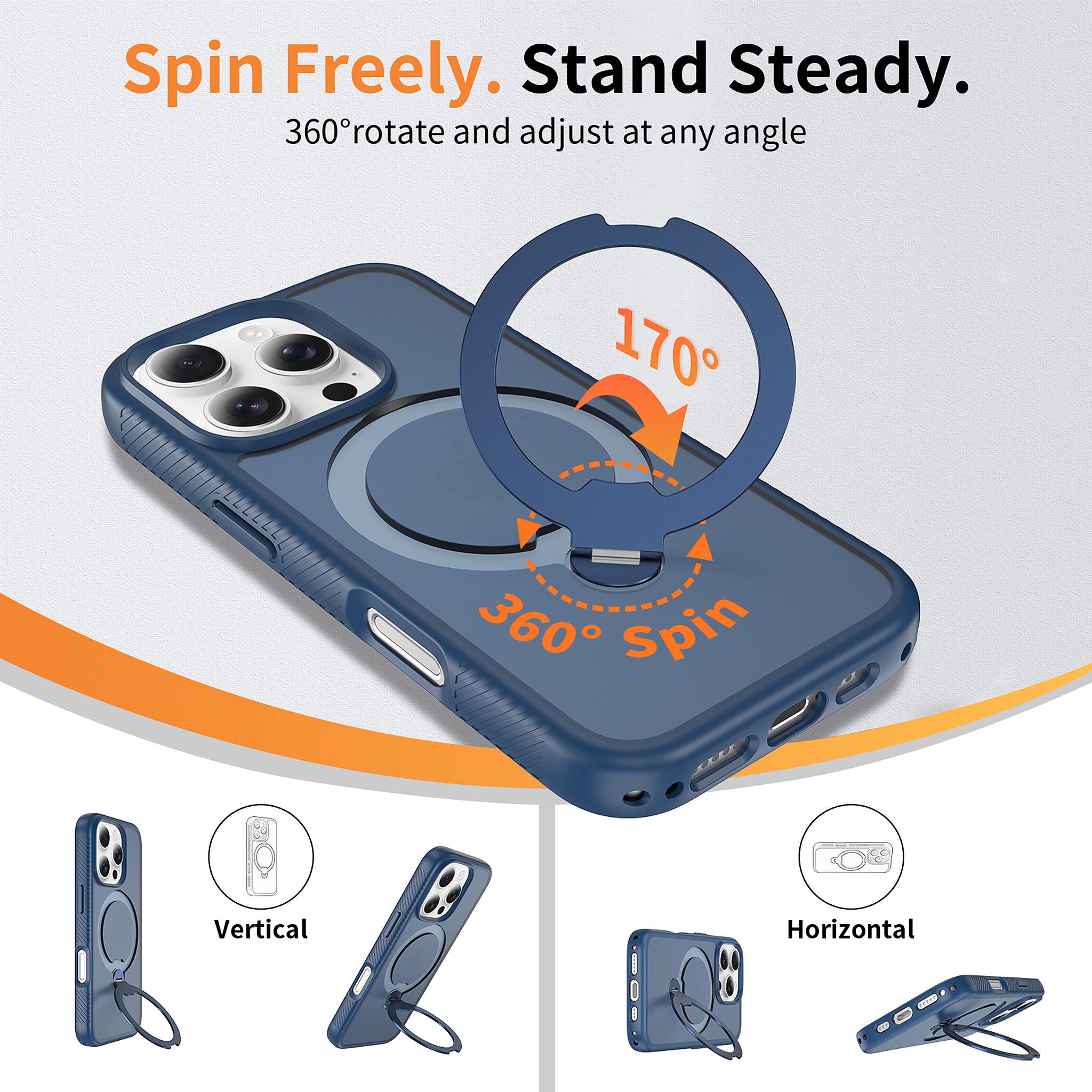 SendaFit 360° Full-Body Two-in-One Case for iPhone 16 Pro detail 8
