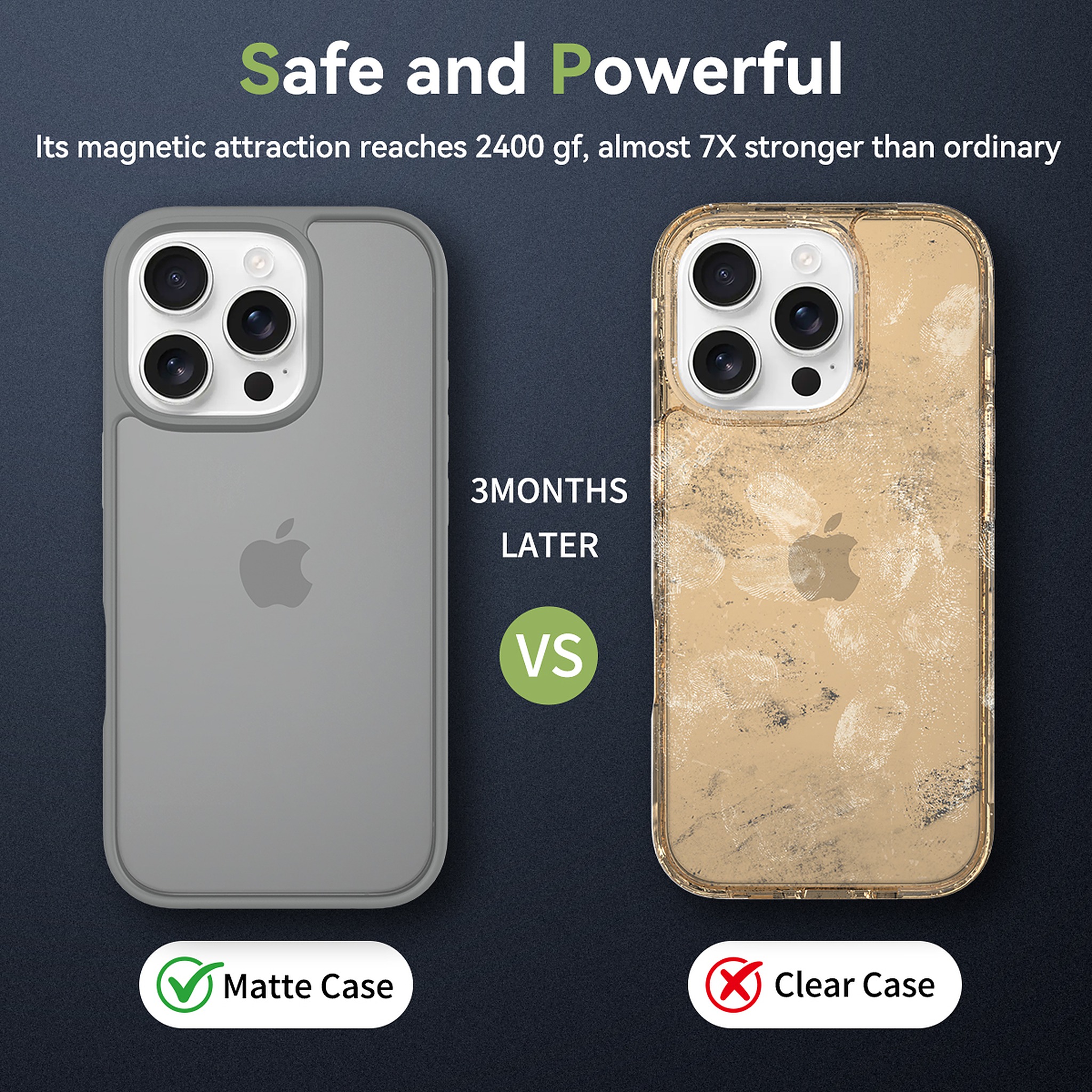 SendaFit Matte Skin-Feel Two-in-One Case for iPhone 16 Pro (Orange Accent) detail 17