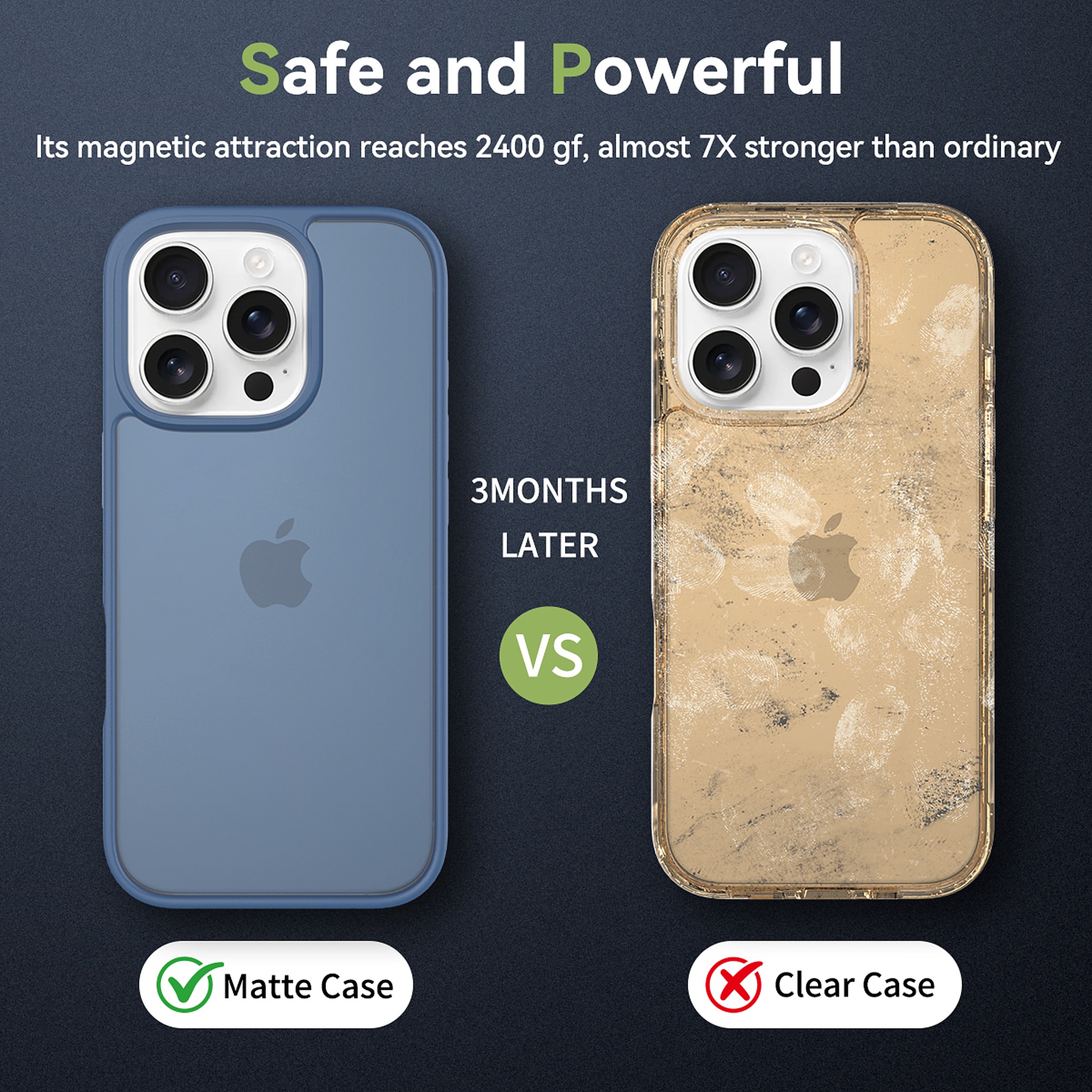 SendaFit Matte Skin-Feel Two-in-One Case for iPhone 16 Pro (Orange Accent) detail 21
