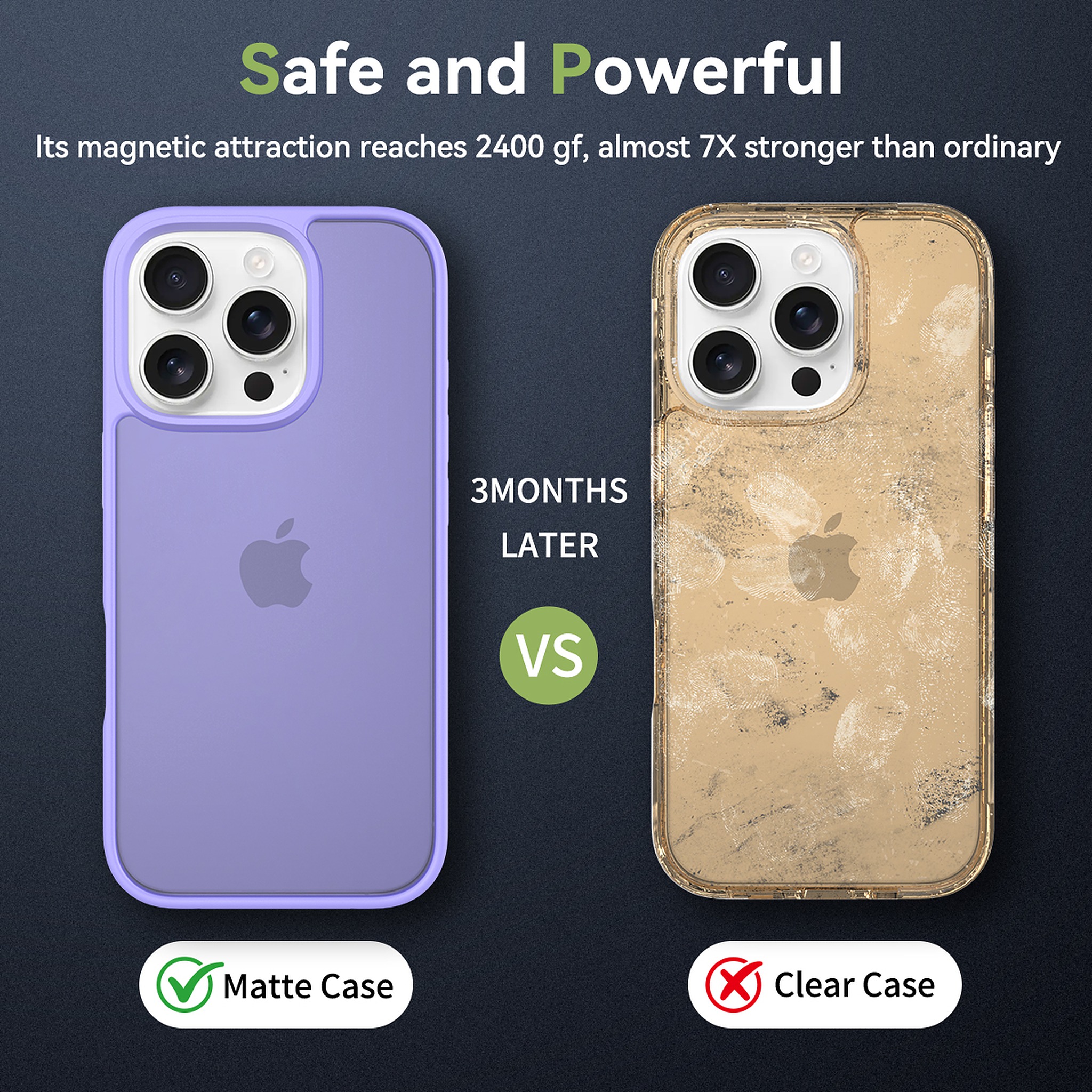 SendaFit Matte Skin-Feel Two-in-One Case for iPhone 16 Pro (Orange Accent) detail 26