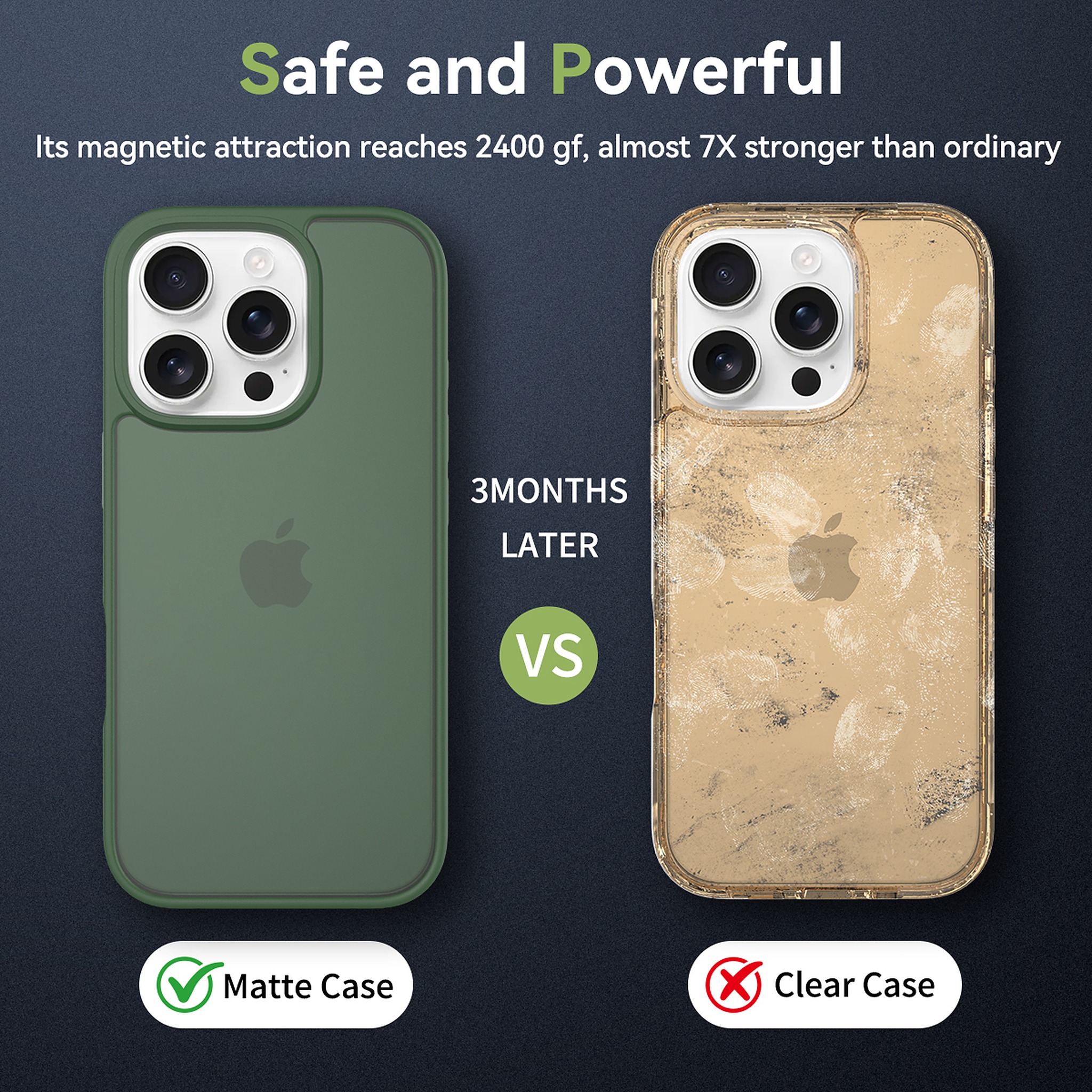 SendaFit Matte Skin-Feel Two-in-One Case for iPhone 16 Pro (Orange Accent) detail 39