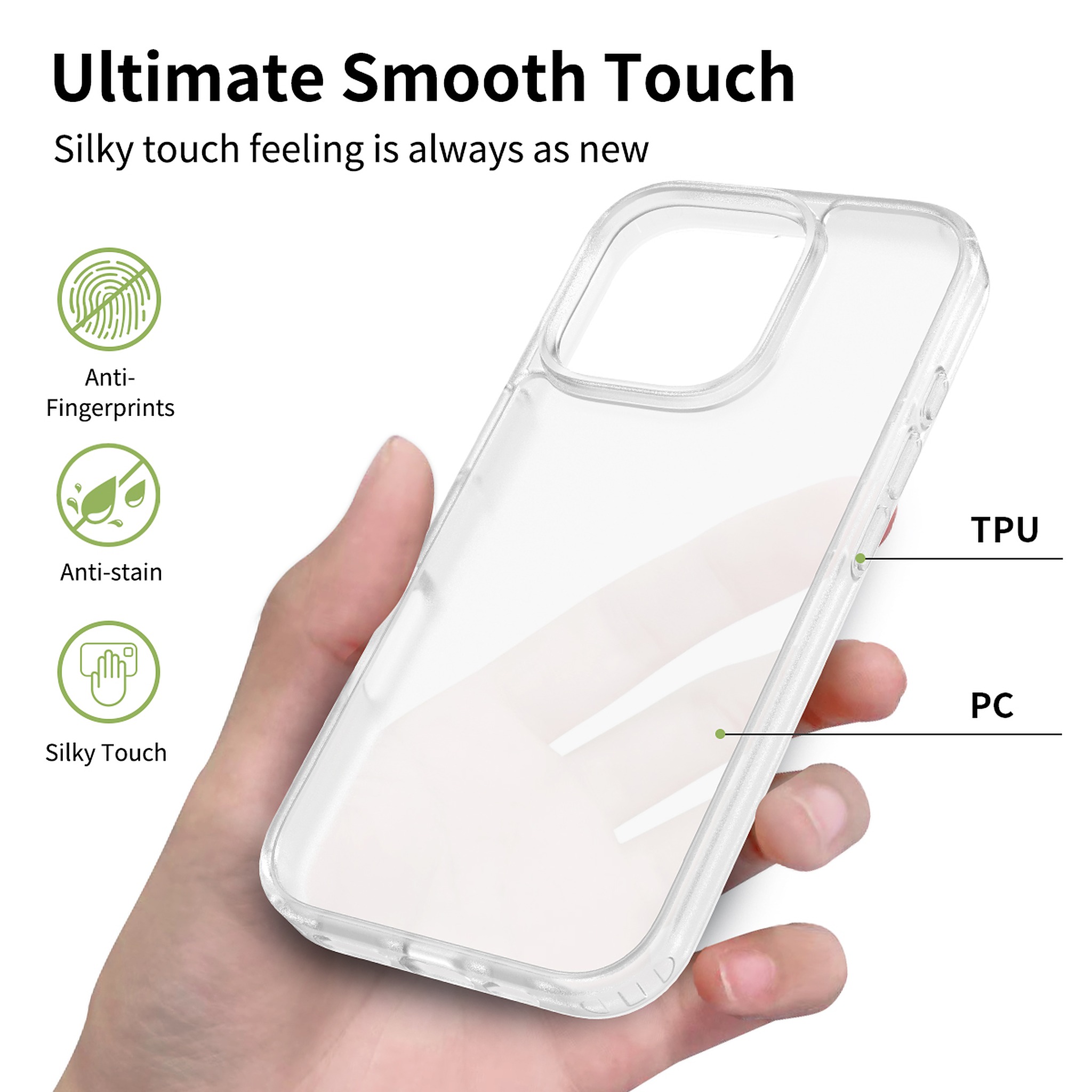 SendaFit Matte Skin-Feel Two-in-One Case for iPhone 16 Pro (Orange Accent) detail 40