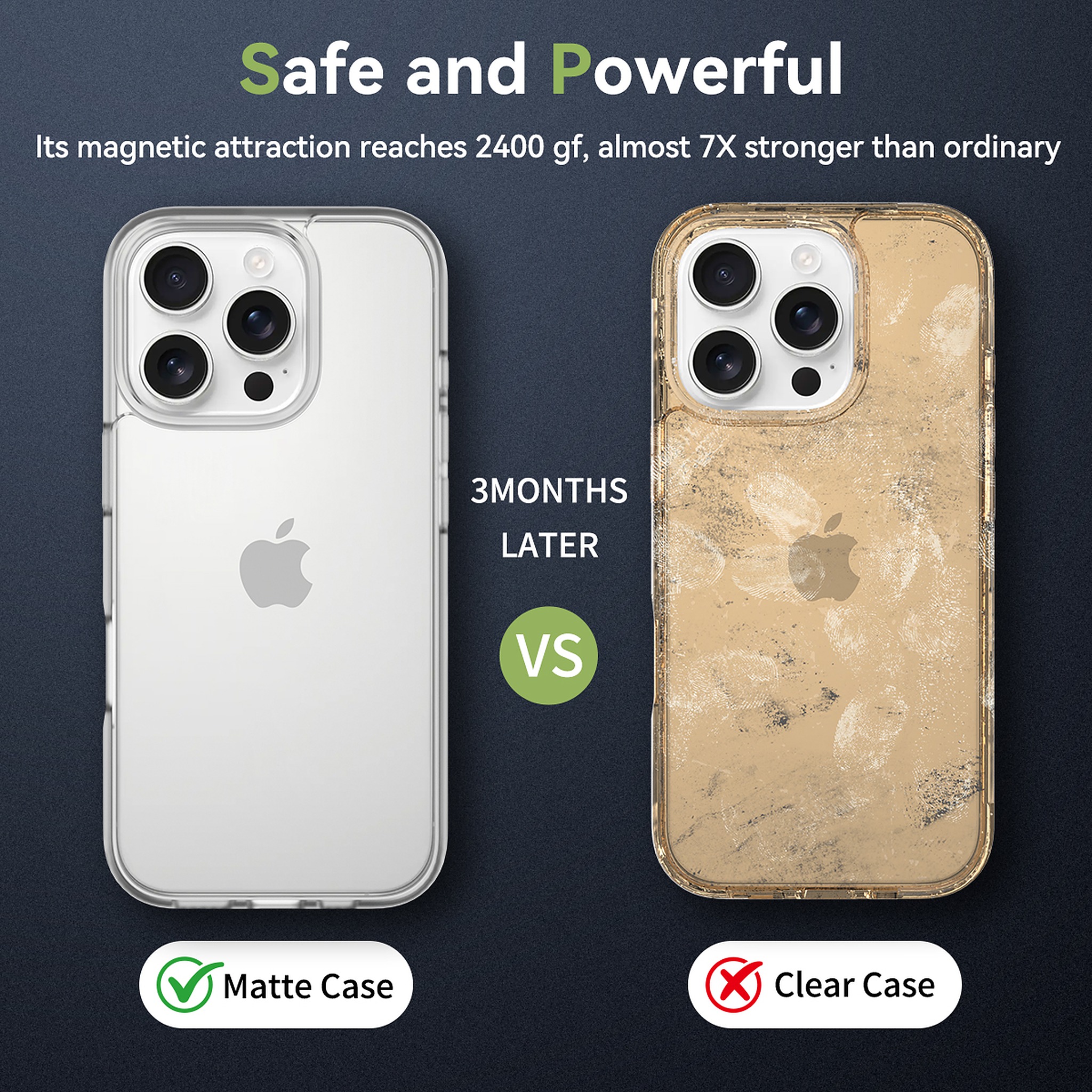 SendaFit Matte Skin-Feel Two-in-One Case for iPhone 16 Pro (Orange Accent) detail 43