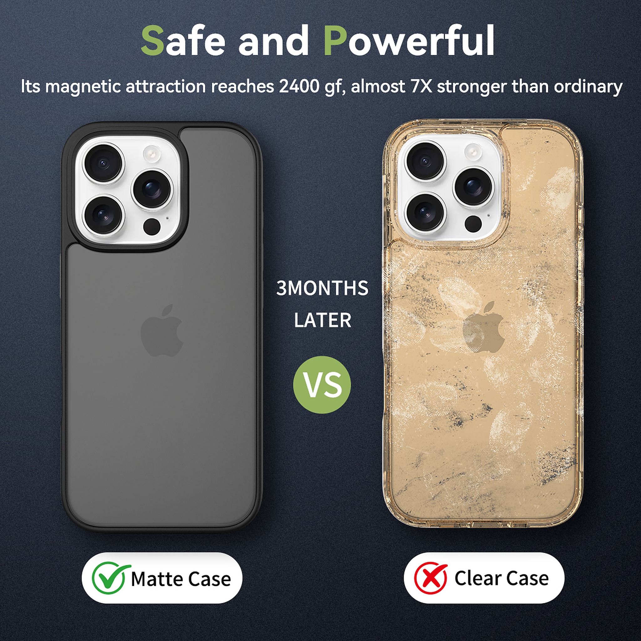 SendaFit Matte Skin-Feel Two-in-One Case for iPhone 16 Pro (Orange Accent) detail 44