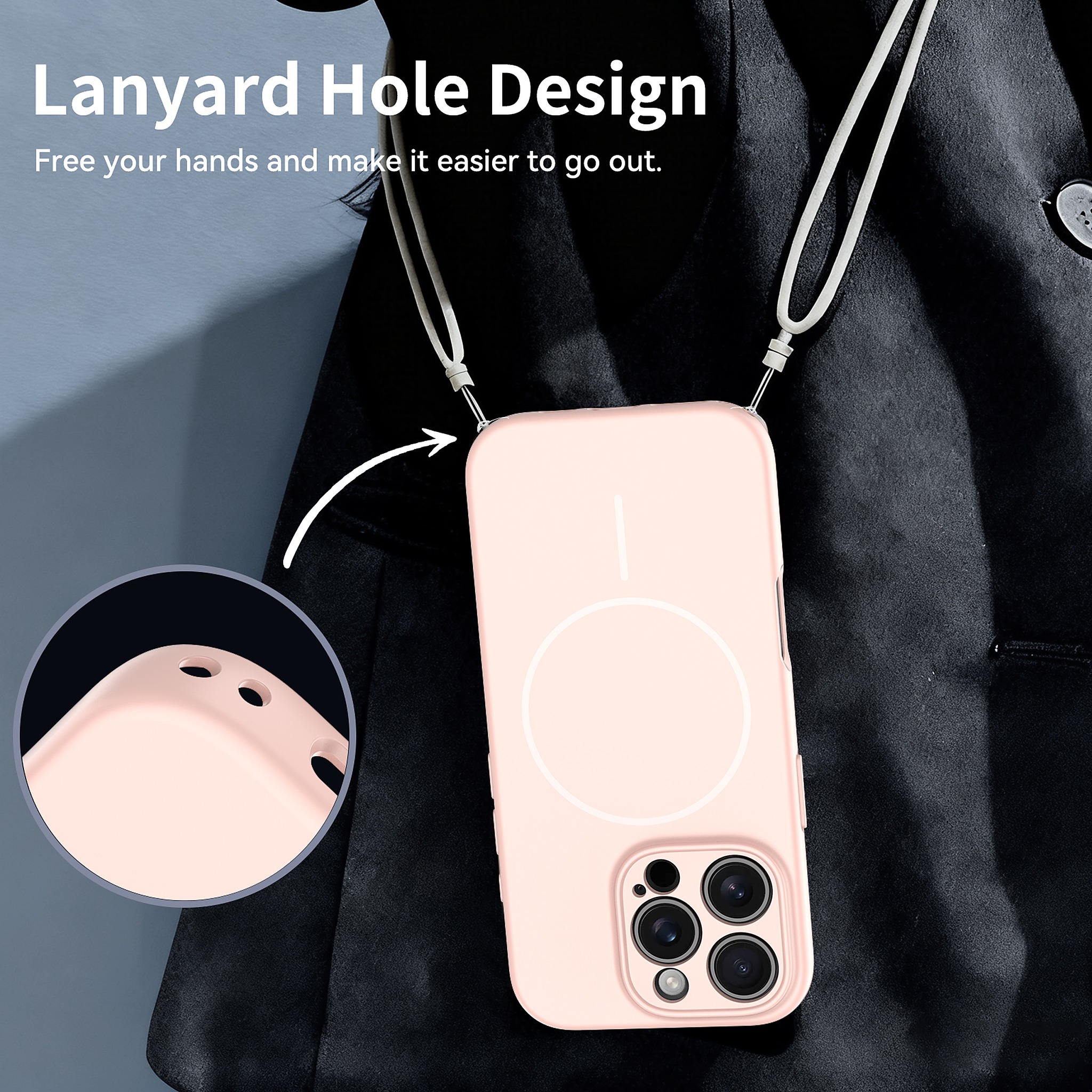 SendaFit Solid-Color Two-in-One MagSafe Case for iPhone 16 Pro detail 12