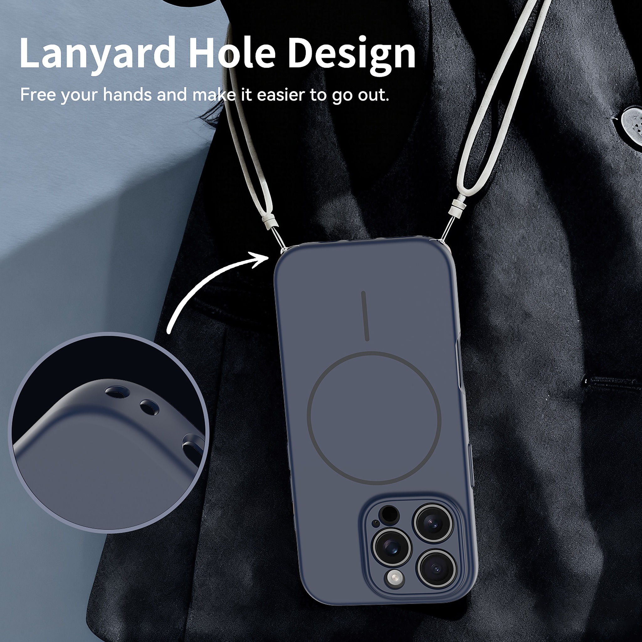 SendaFit Solid-Color Two-in-One MagSafe Case for iPhone 16 Pro detail 13