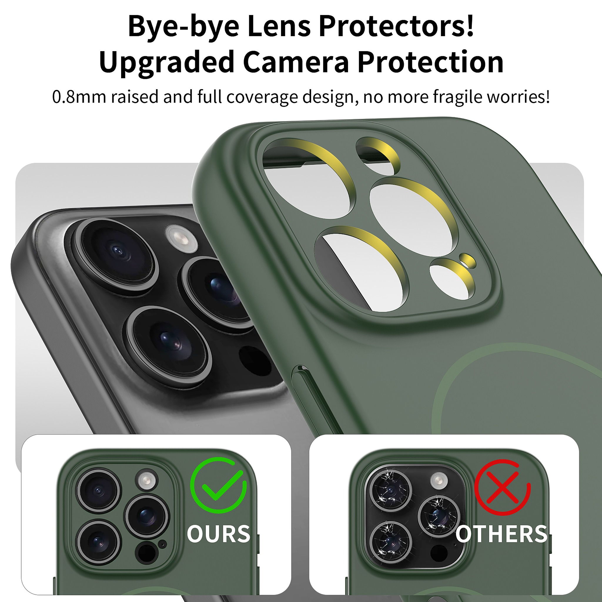 SendaFit Solid-Color Two-in-One MagSafe Case for iPhone 16 Pro detail 5