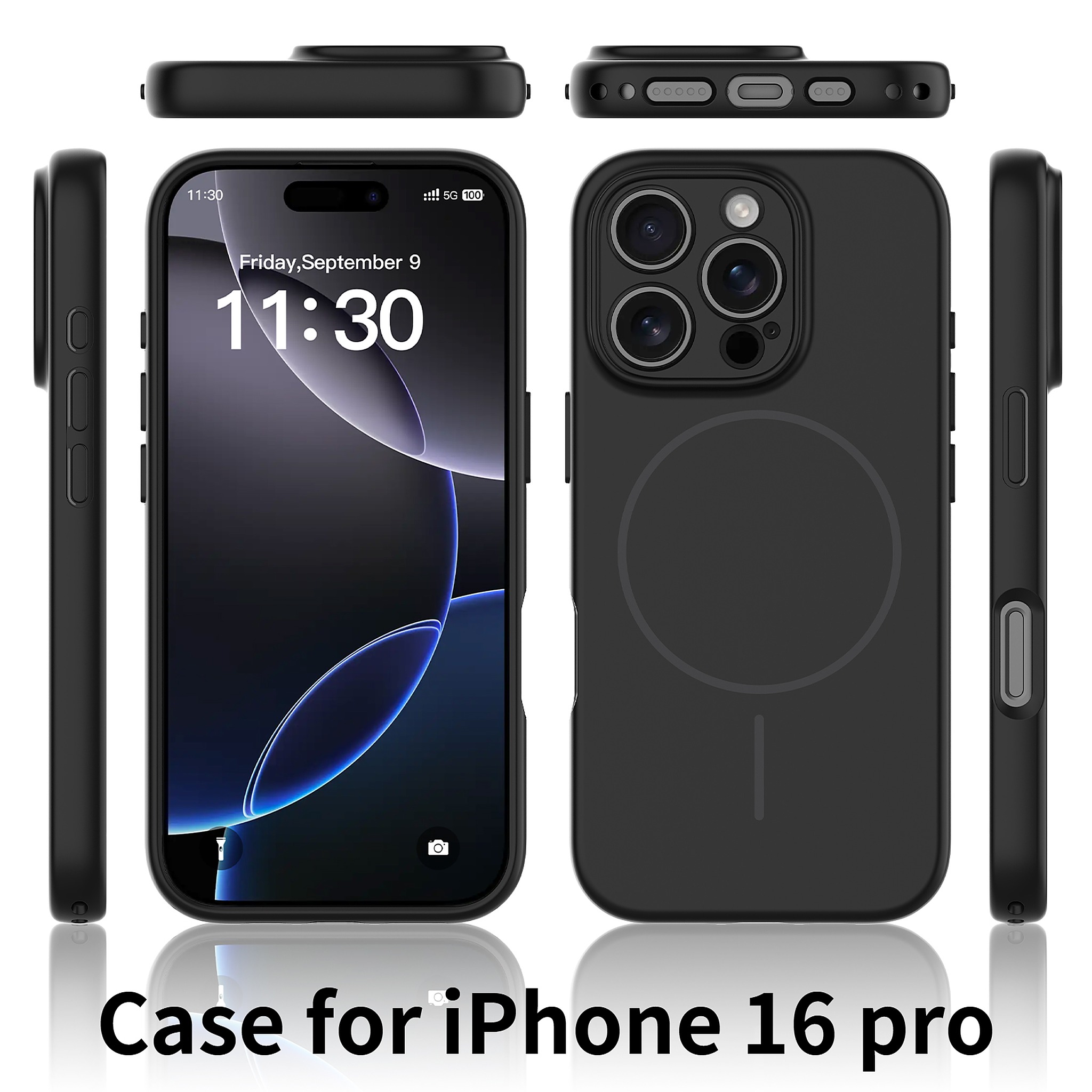 SendaFit Solid-Color Two-in-One MagSafe Case for iPhone 16 Pro