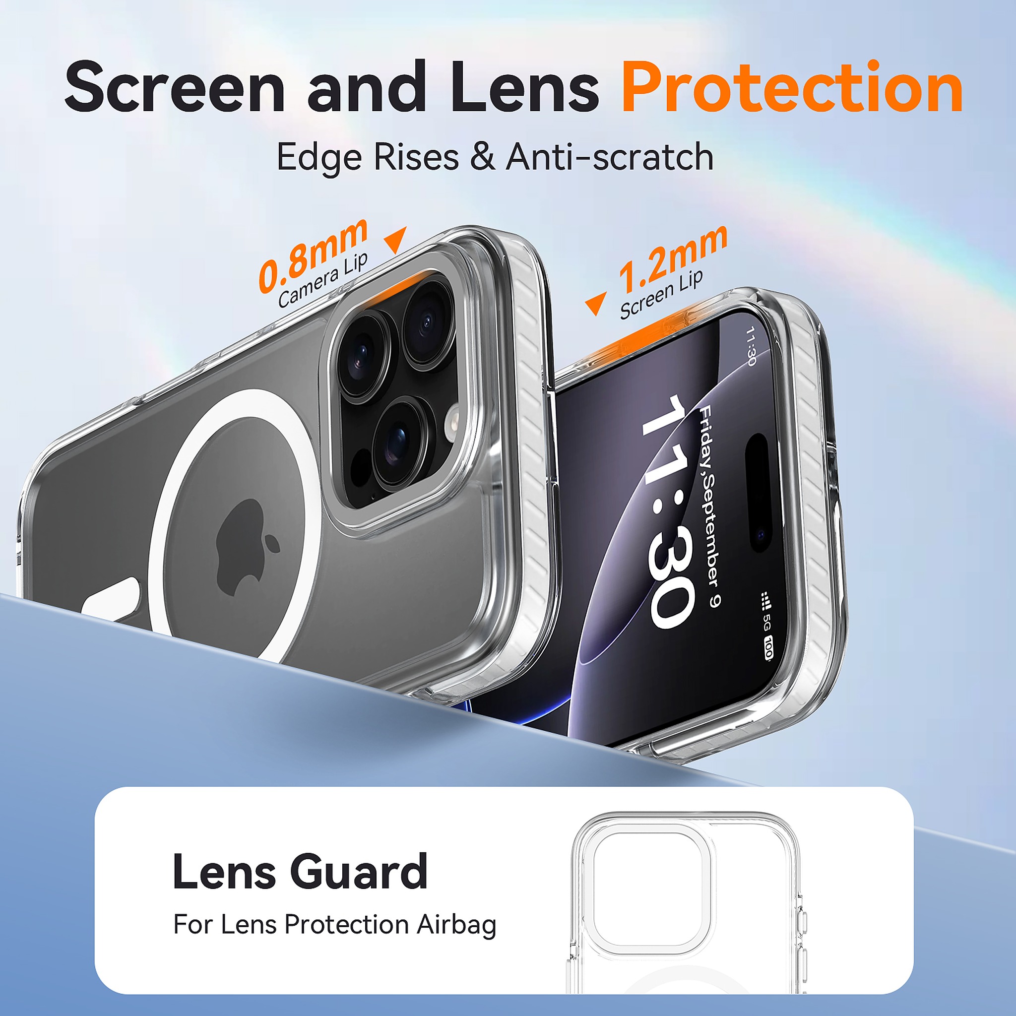 SendaFit Iridescent Two-Tone MagSafe Case for iPhone 16 Pro detail 13