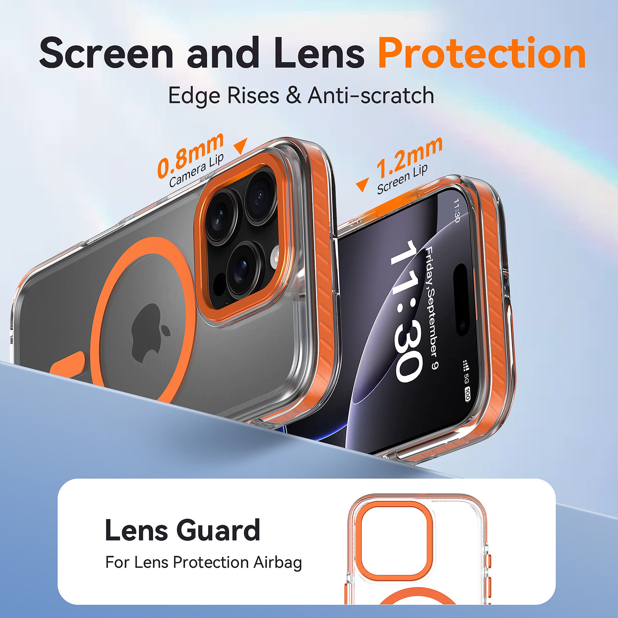 SendaFit Iridescent Two-Tone MagSafe Case for iPhone 16 Pro detail 15