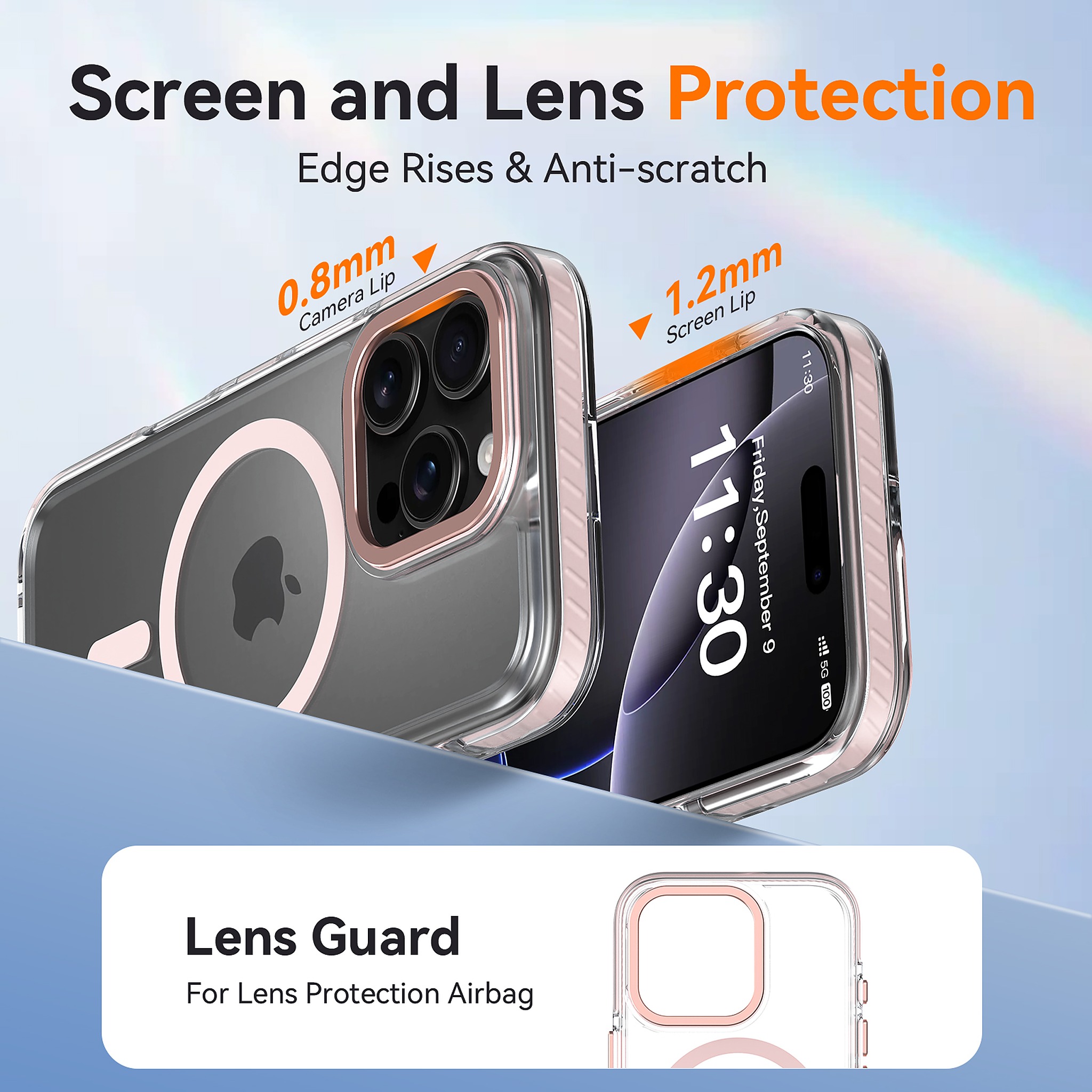 SendaFit Iridescent Two-Tone MagSafe Case for iPhone 16 Pro detail 16