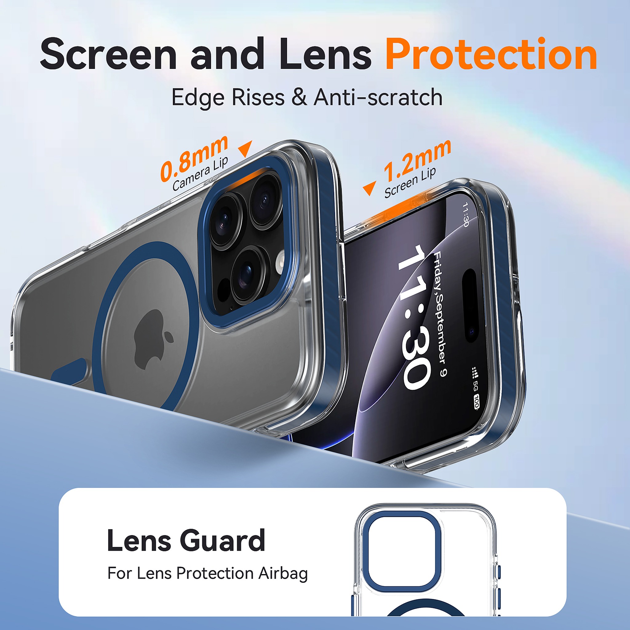SendaFit Iridescent Two-Tone MagSafe Case for iPhone 16 Pro detail 17