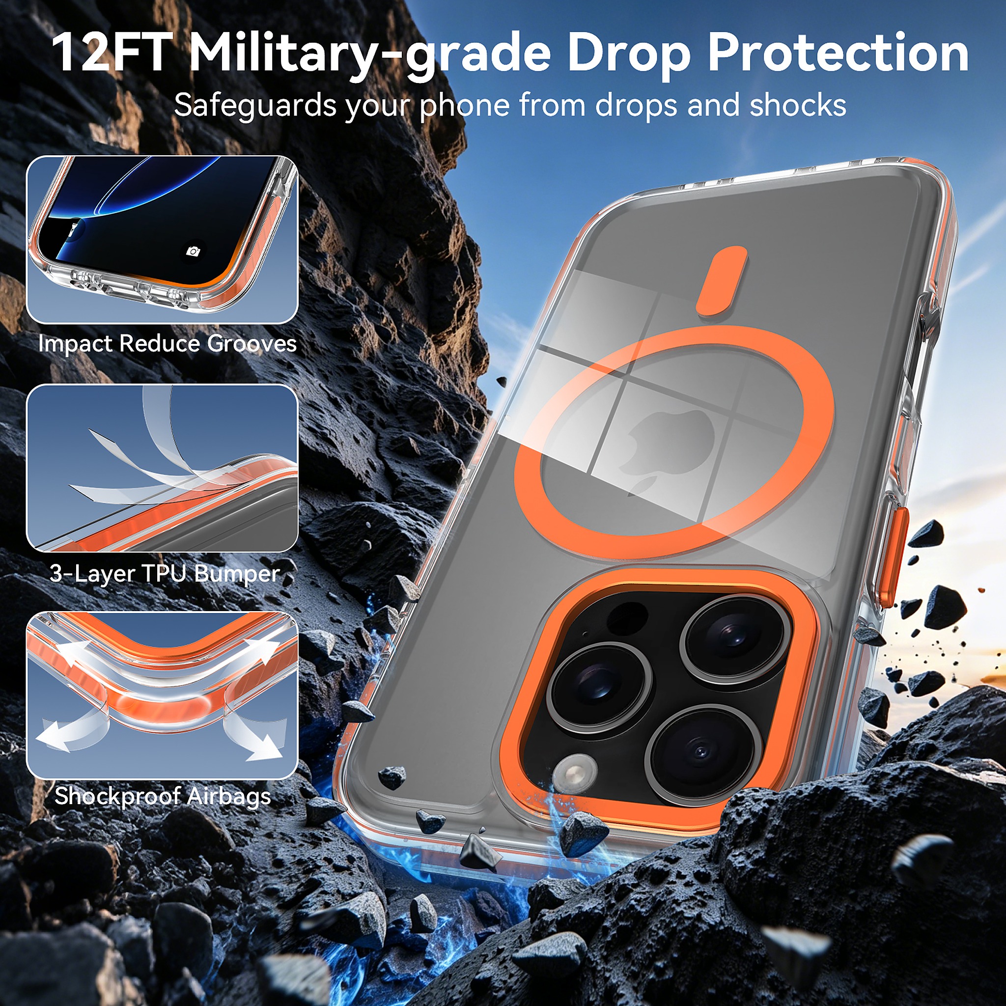 SendaFit Iridescent Two-Tone MagSafe Case for iPhone 16 Pro detail 21