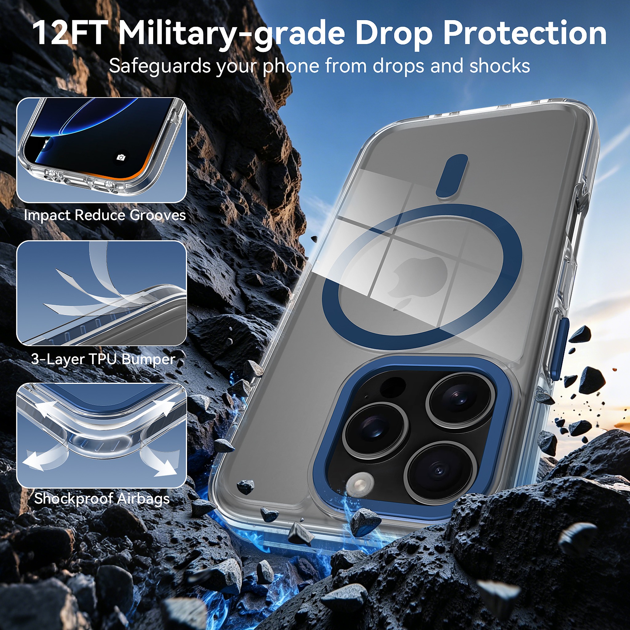 SendaFit Iridescent Two-Tone MagSafe Case for iPhone 16 Pro detail 23