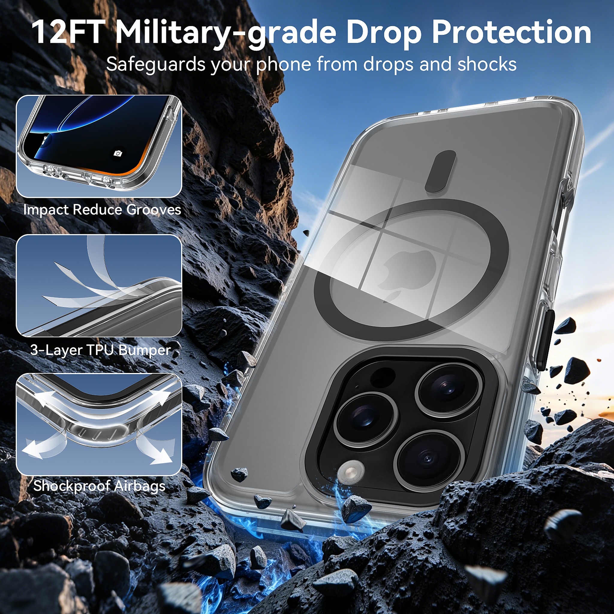 SendaFit Iridescent Two-Tone MagSafe Case for iPhone 16 Pro detail 24