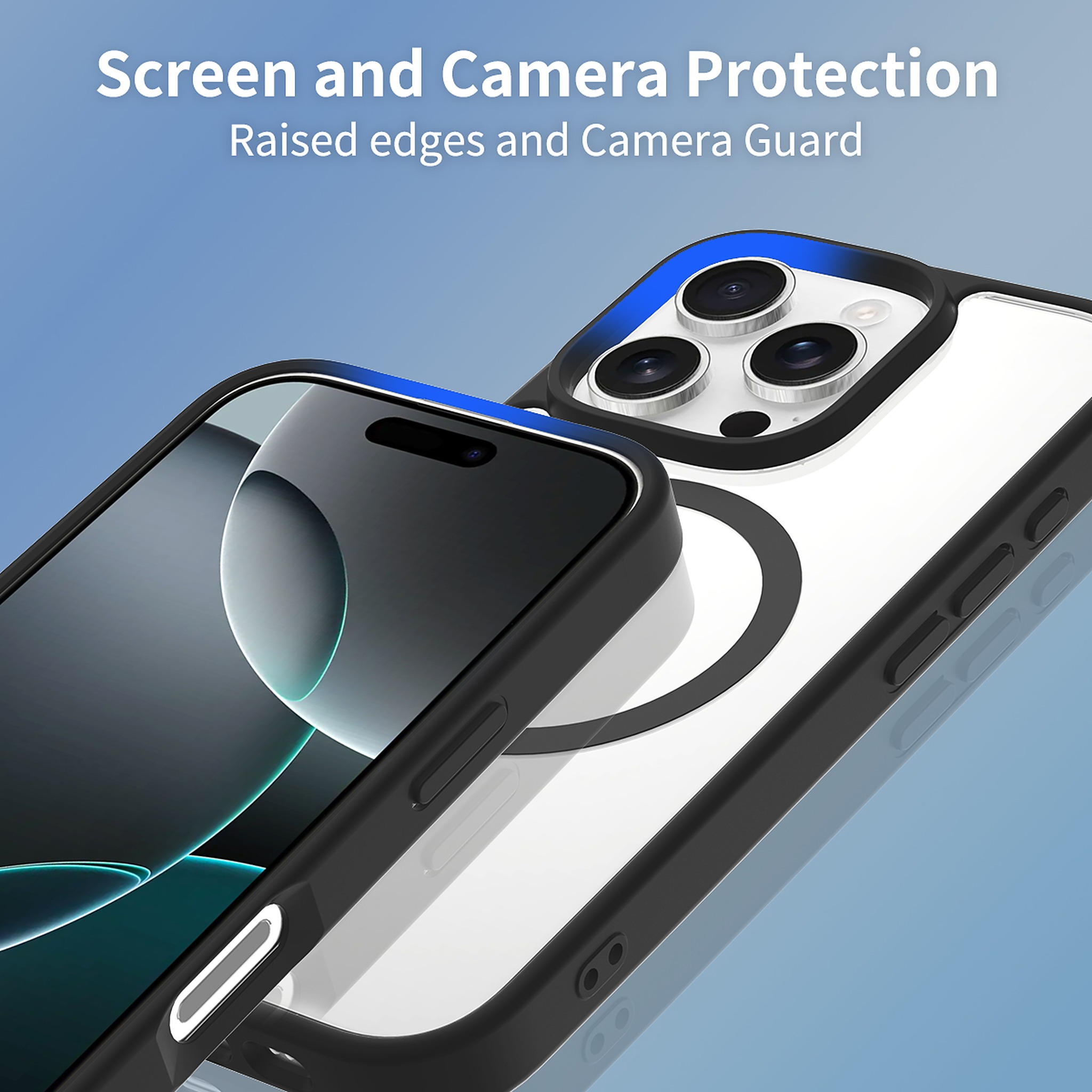 SendaFit Clear Two-in-One MagSafe Case for iPhone 16 Pro detail 2