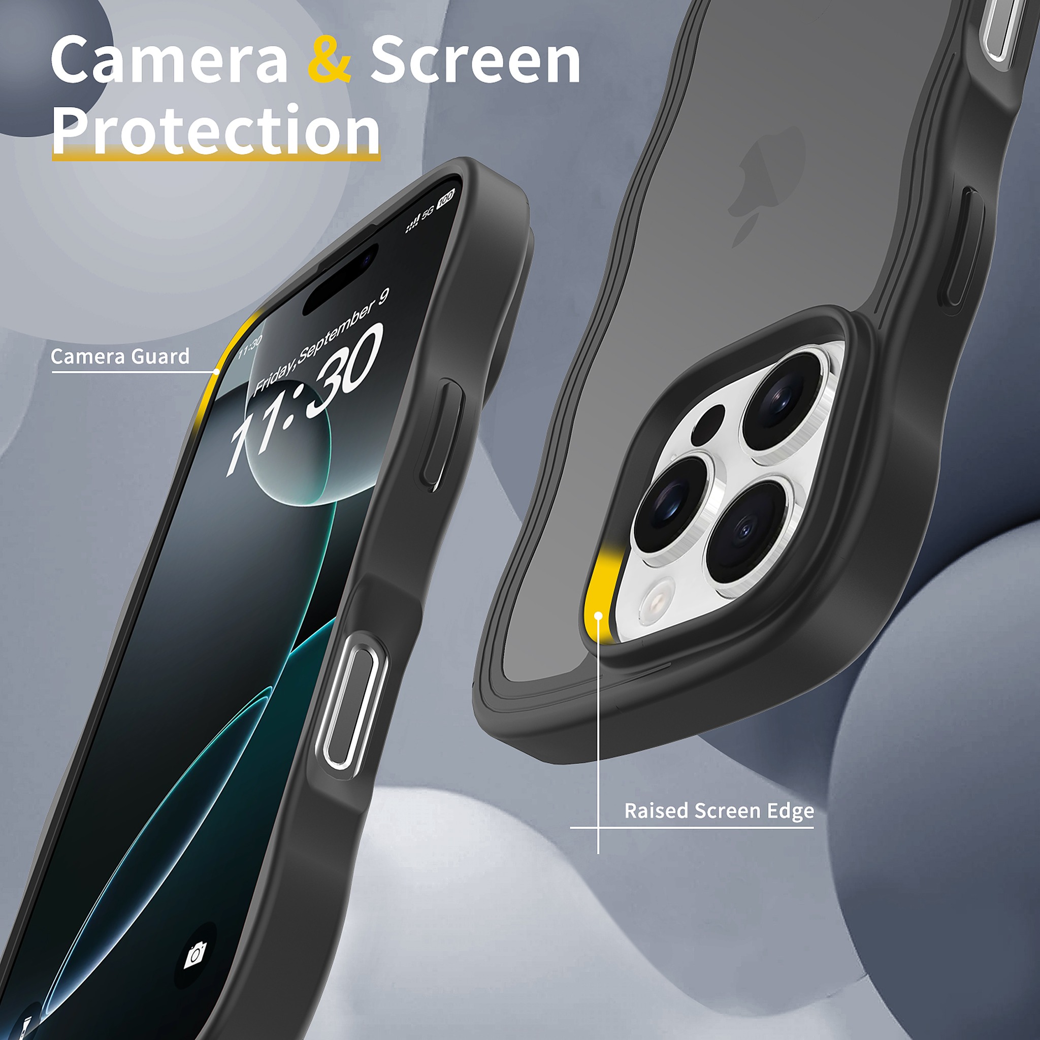 SendaFit Wavy Matte Two-in-One Case for iPhone 16 Pro detail 16